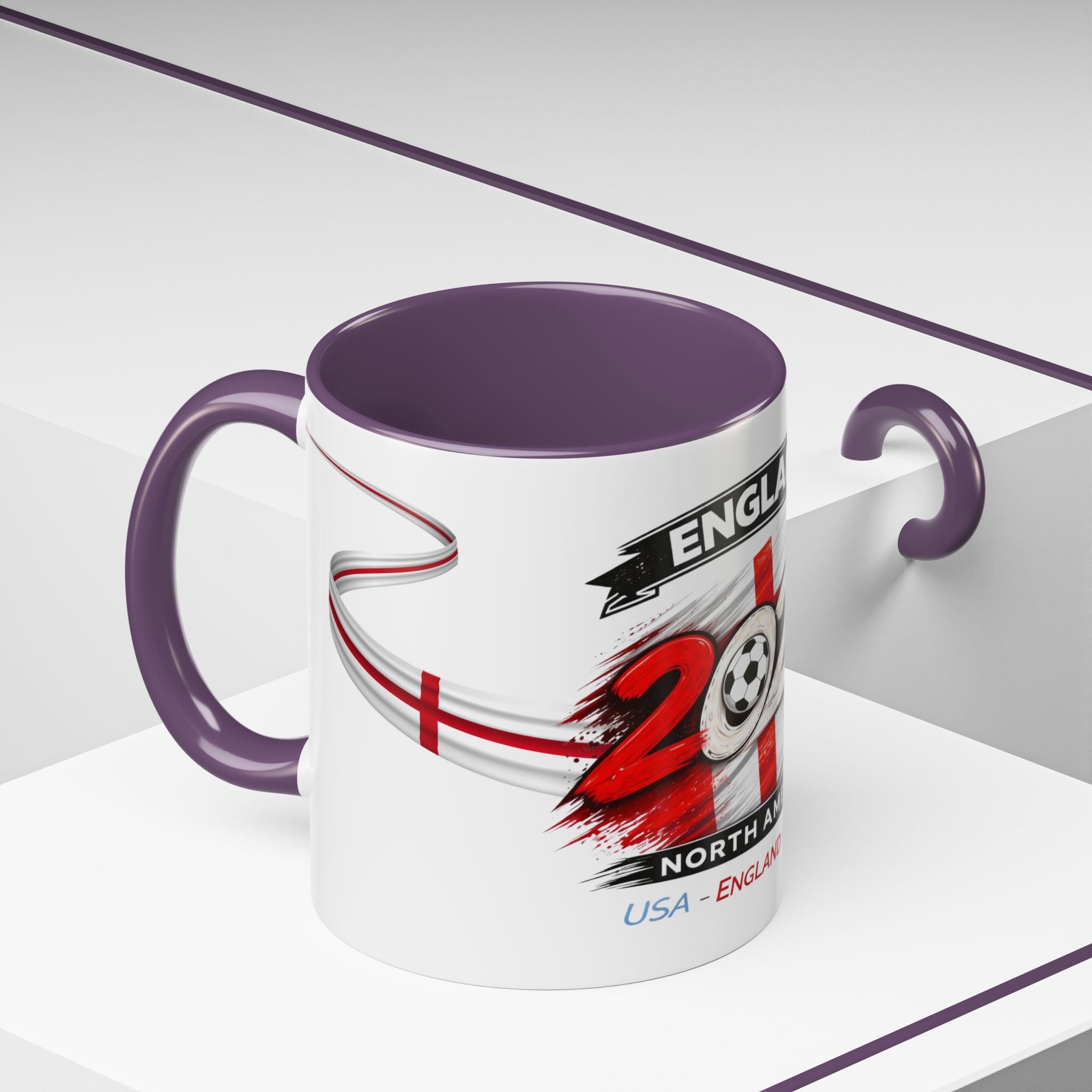 England 2026 Soccer  Cup Mug – North America (USA • England • Mexico)