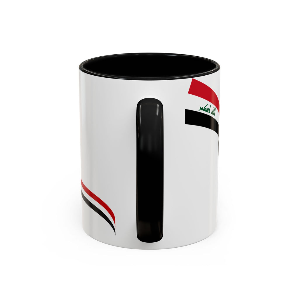 Iraq 2026 Football Cup Accent Coffee Mug – National Team Soccer Fan Gift
