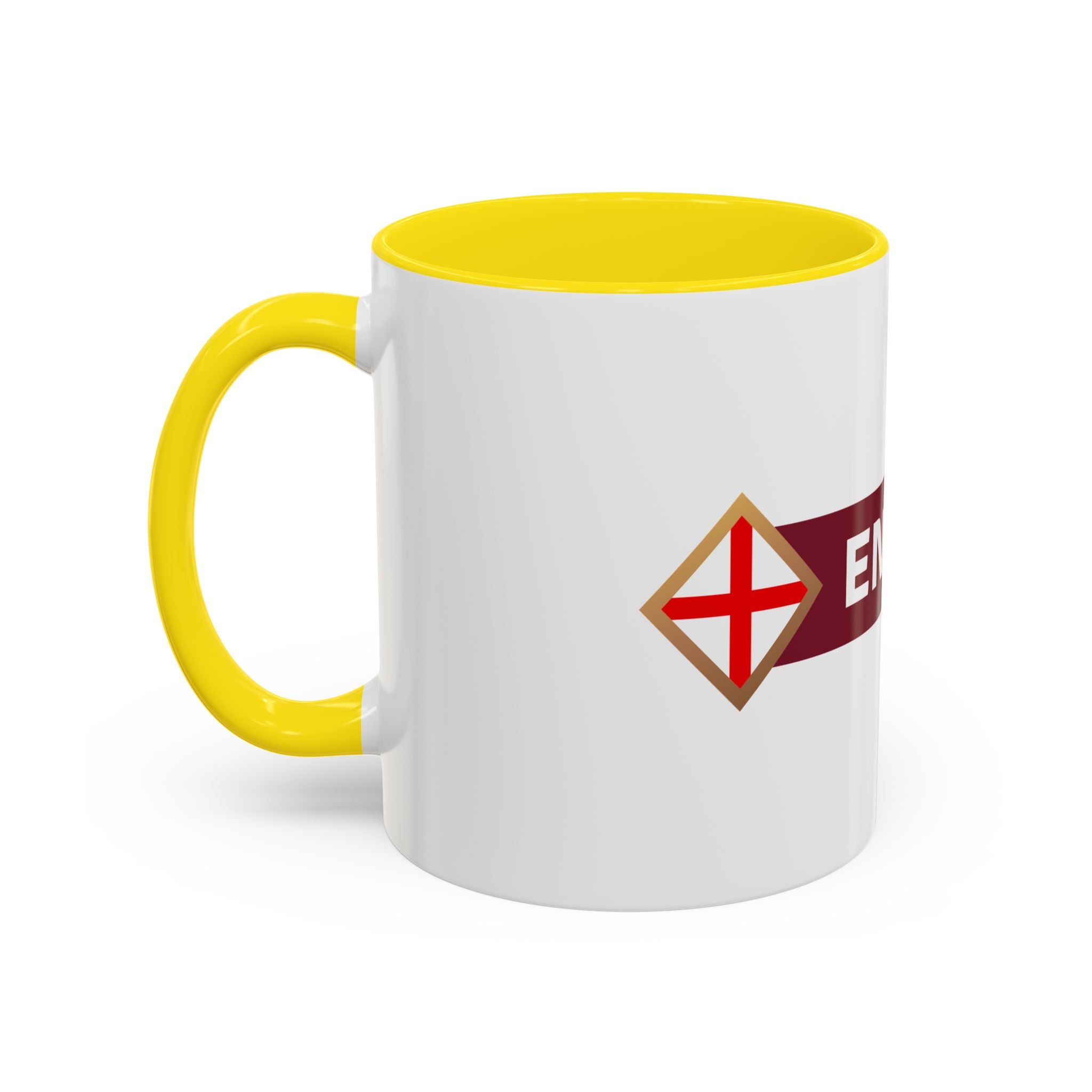 England 2026 Soccer Cup Accent Coffee Mug (11, 15oz)