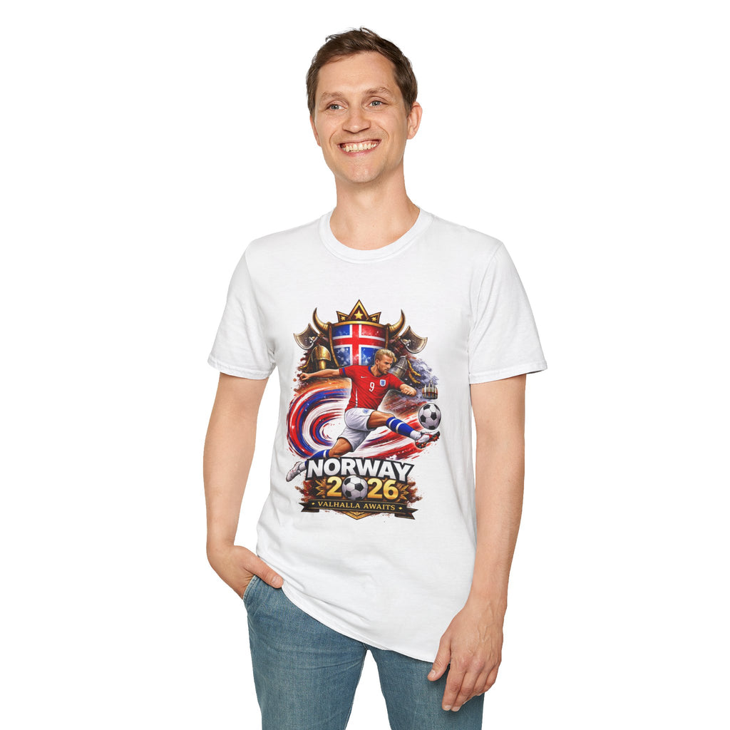 Norway 2026 Cup Soccer T-Shirt — Norwegian Football Fan Tee