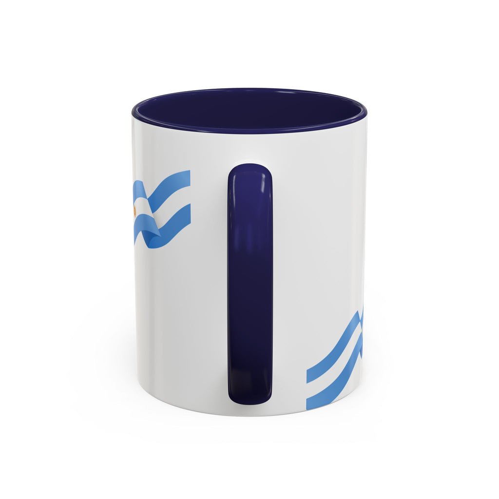 Argentina Soccer Player Coffee Mug – National Flag Accent