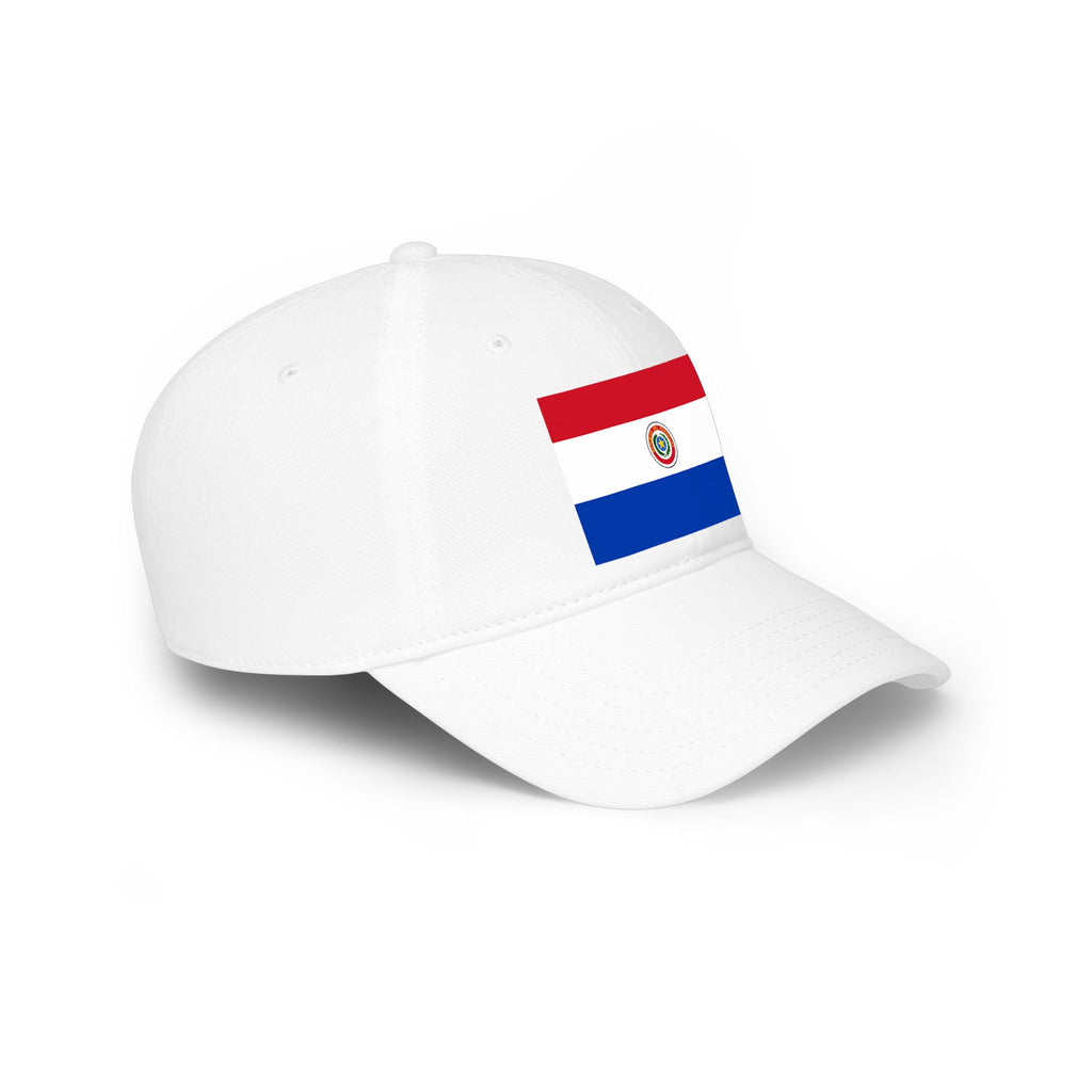 Paraguay Flag Baseball Cap - Low Profile Embroidered Tricolor Hat