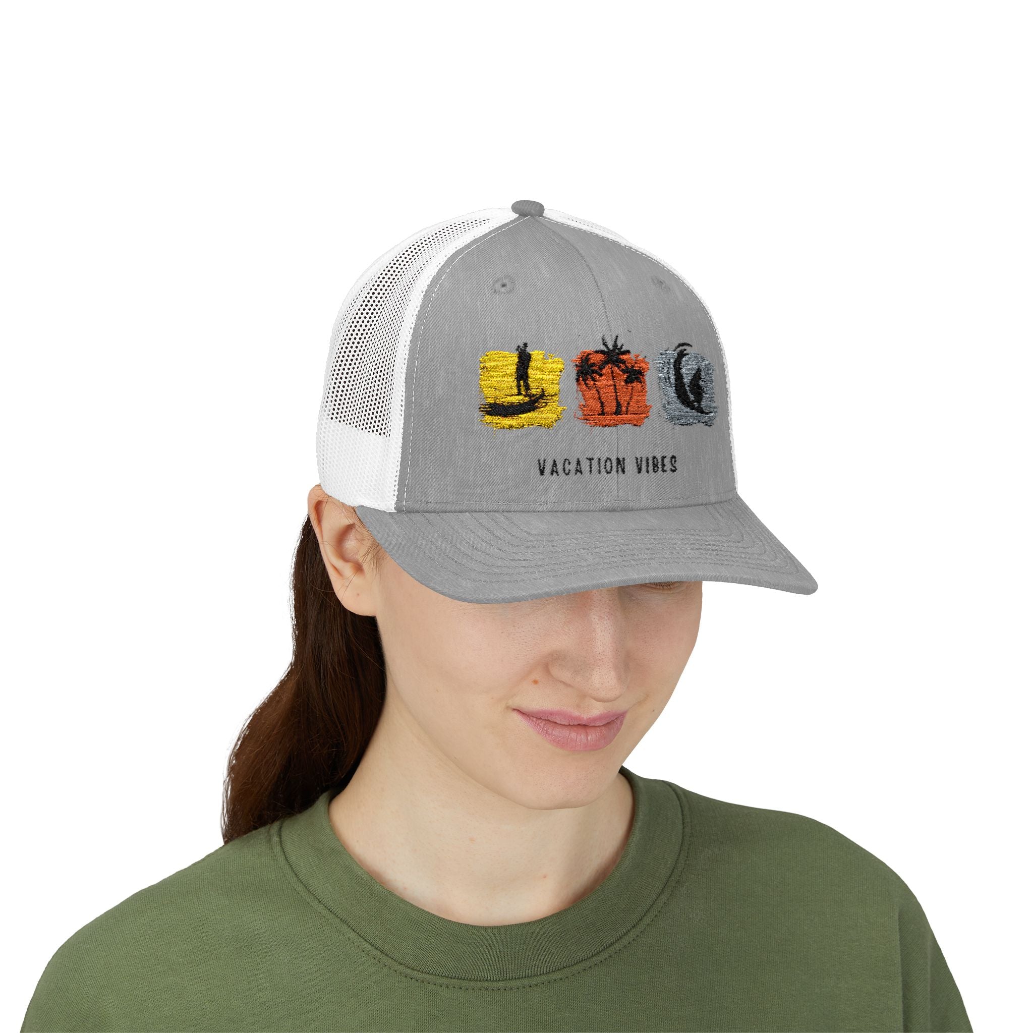 Vacation Vibes Snapback Trucker Cap