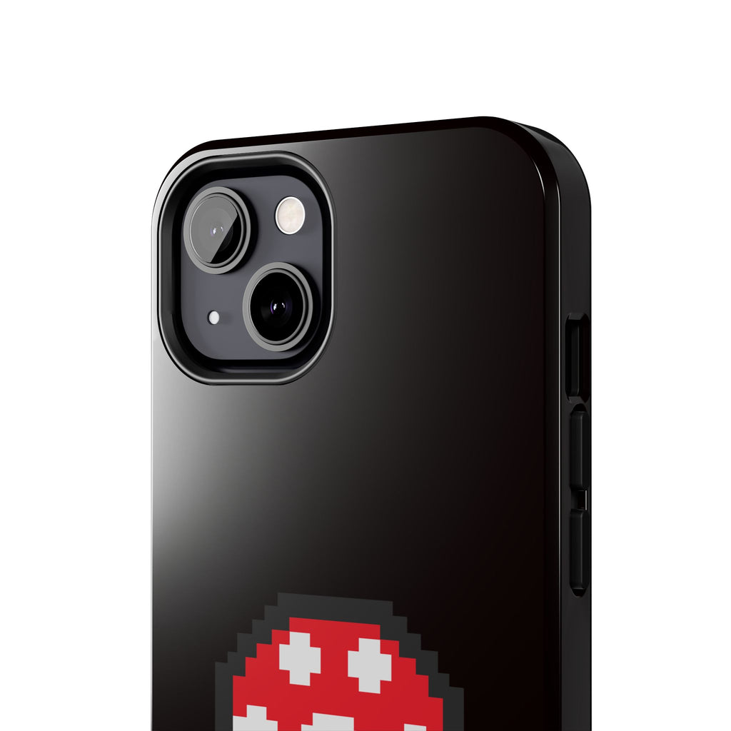 I Play Video Games Pixel Mushroom Phone Case — Tough Protective Gamer Case