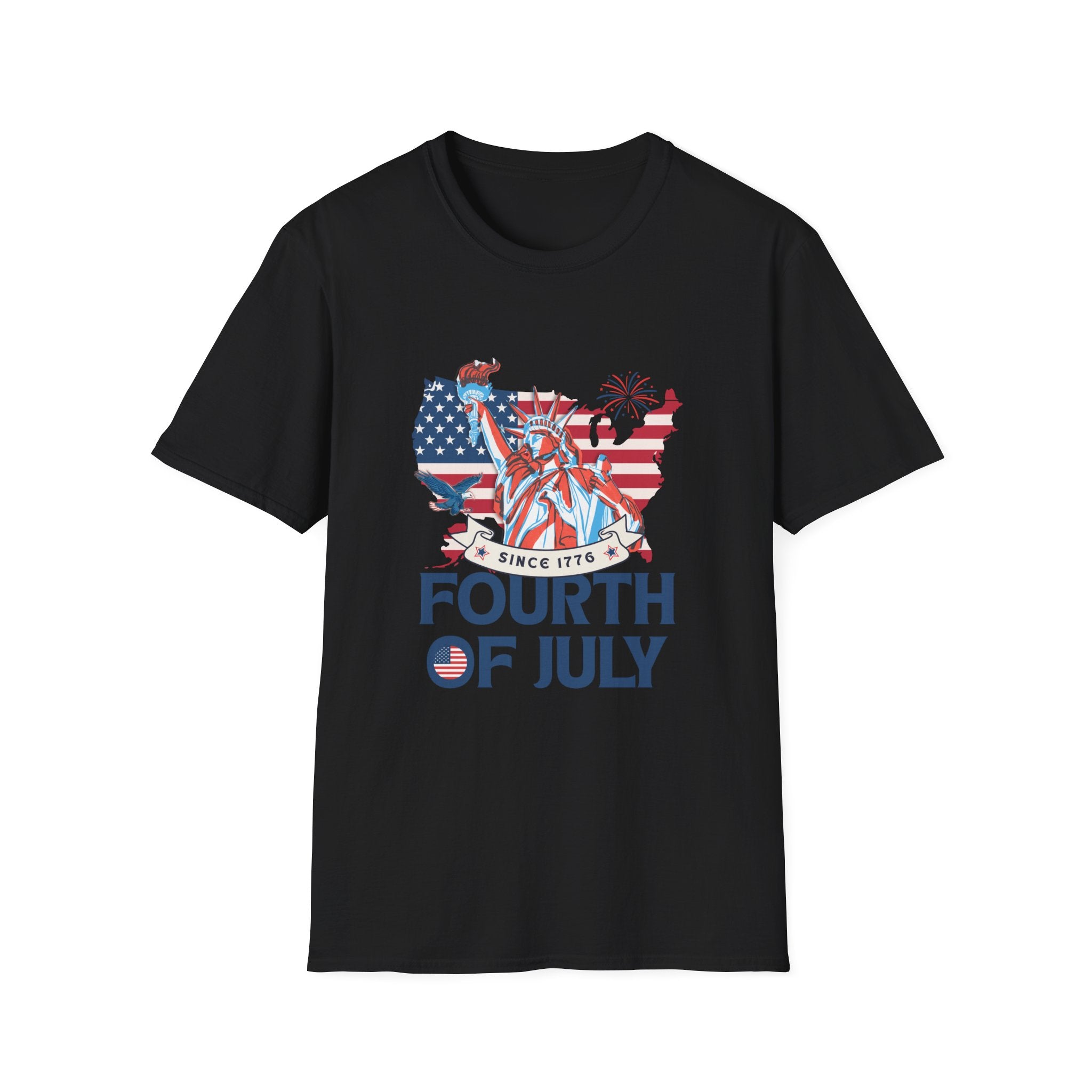 Fourth of July USA Flag T-Shirt