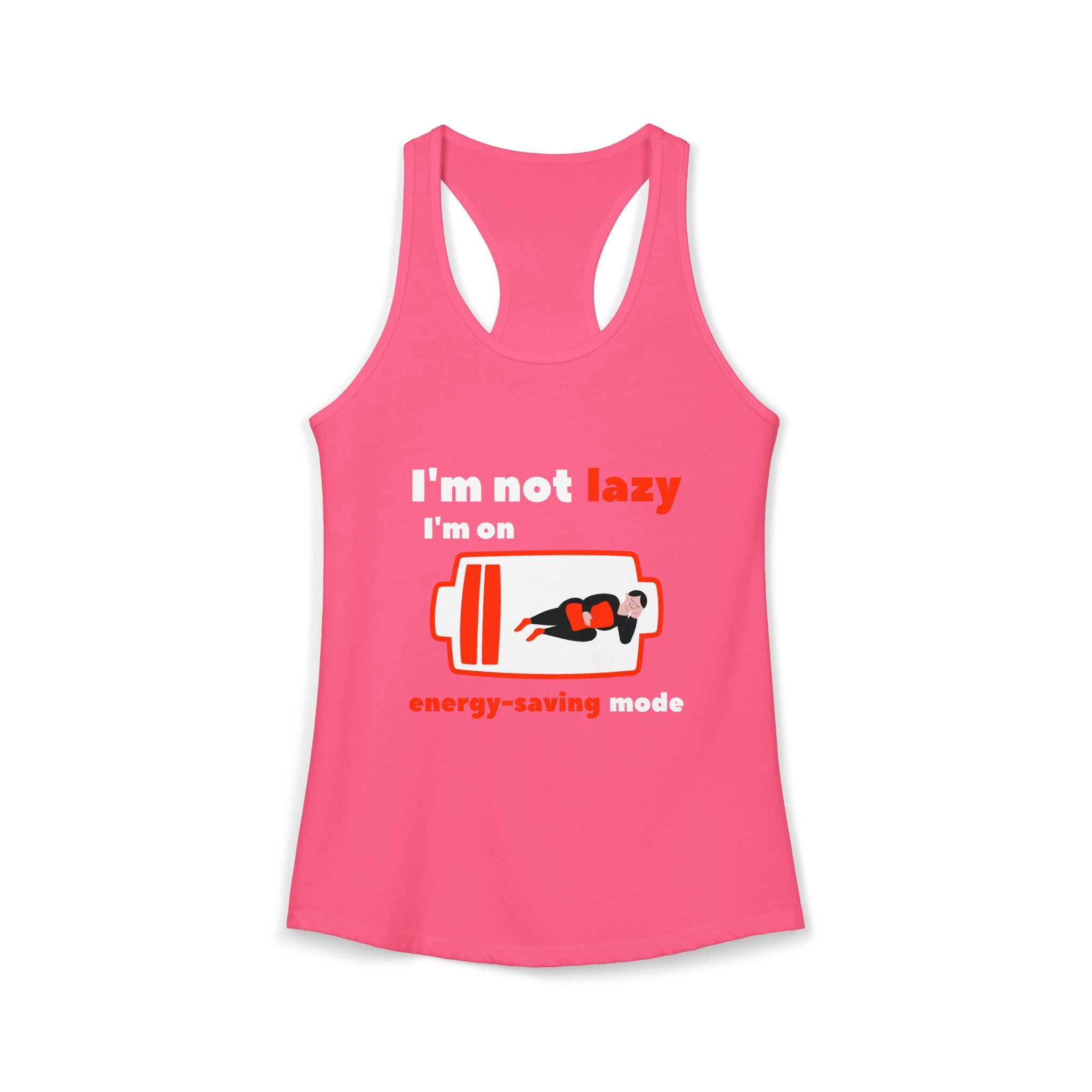 I am not lazy Women's Ideal Racerback Tank
