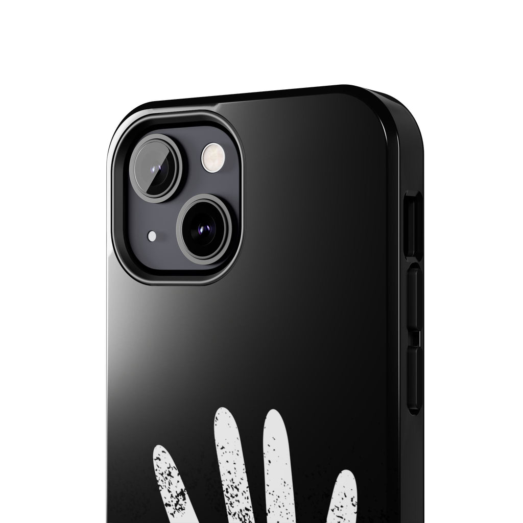 Phone Case — “Don’t Touch Me” Black Protective Tough Case