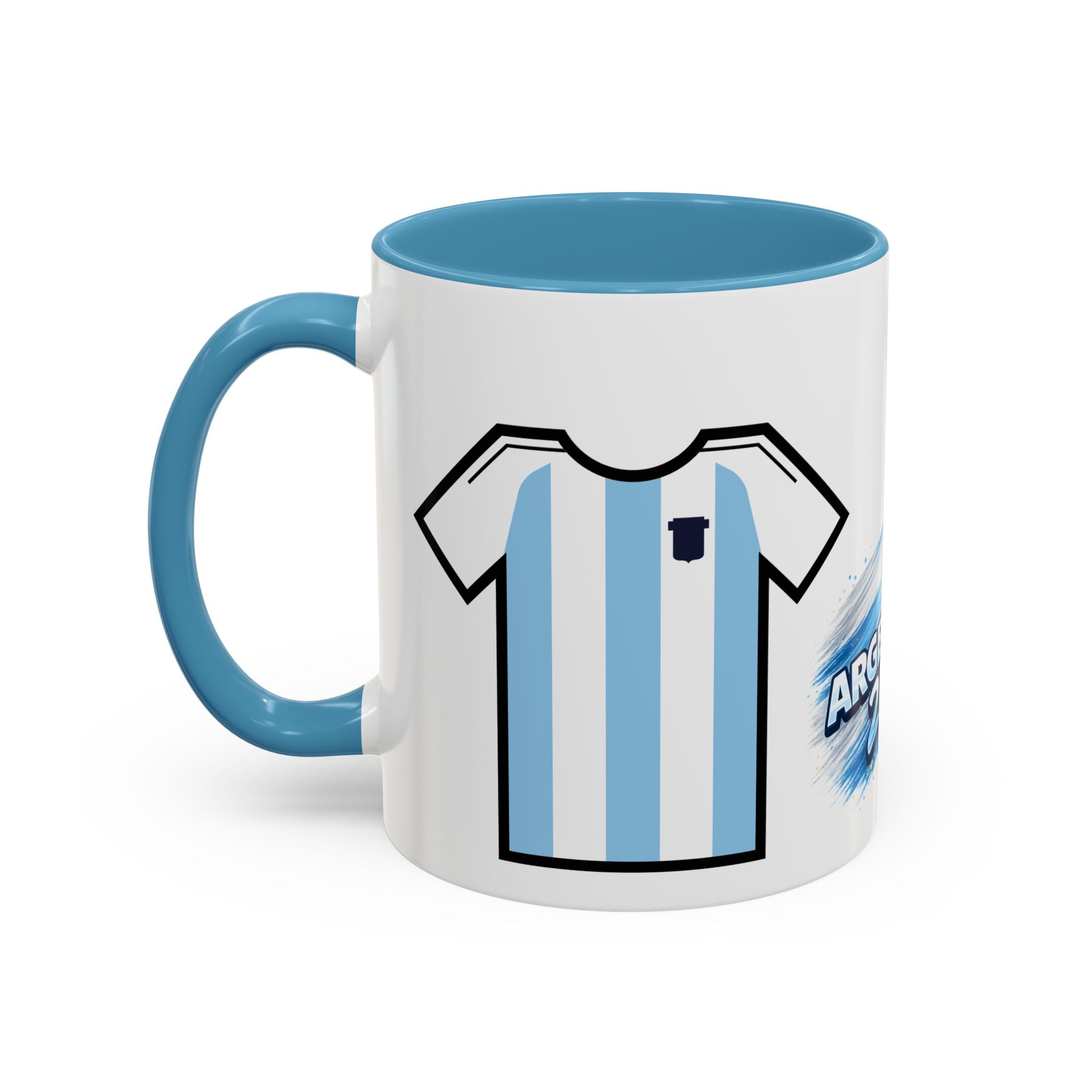 Argentina 2026 Soccer Mug – Blue/White Jersey Coffee Cup