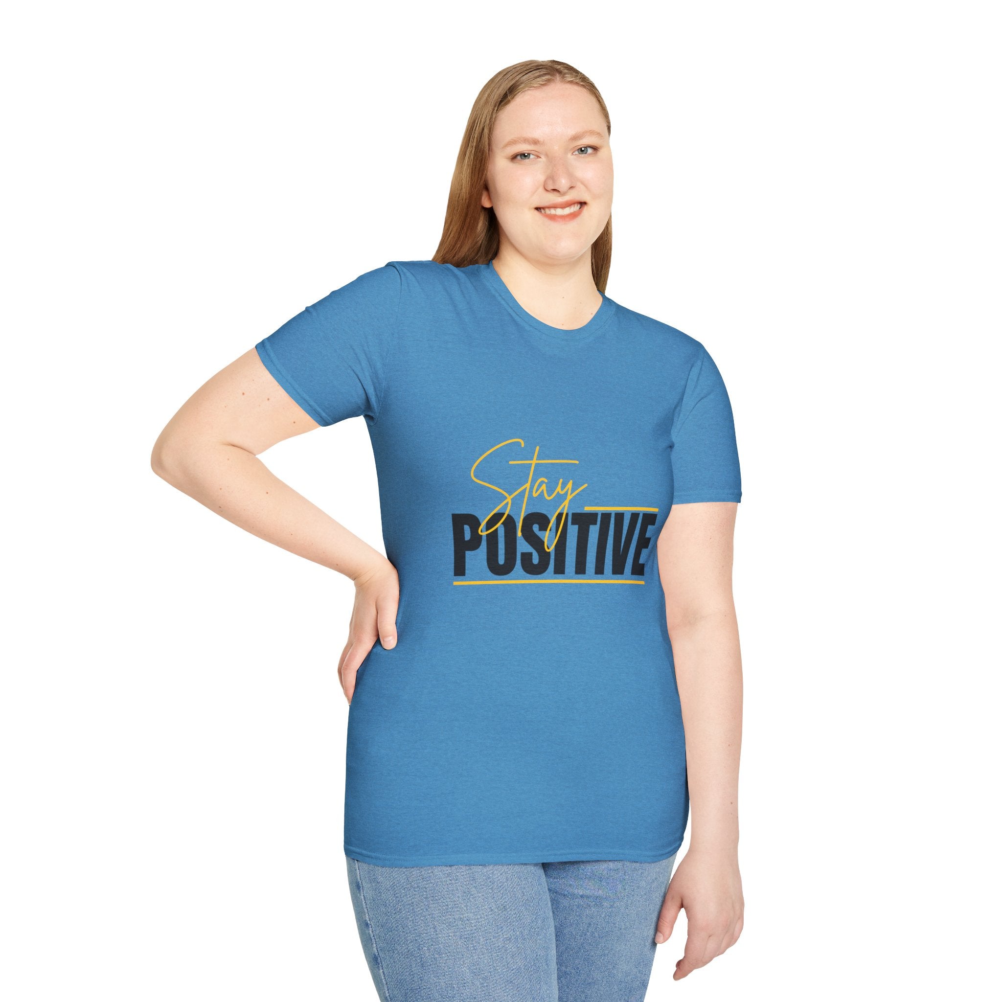 Stay Positive T-Shirt — Inspirational Motivational Graphic Tee