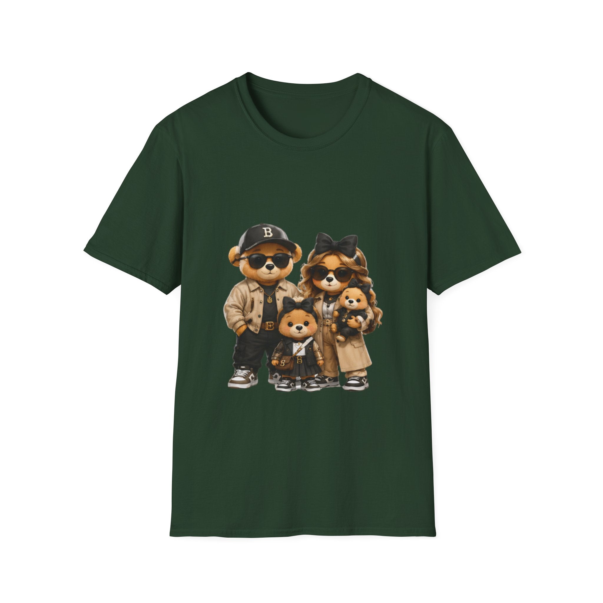 Bear Family Graphic unisex T-Shirt — Cute Matching Teddy Bear Outfit Design