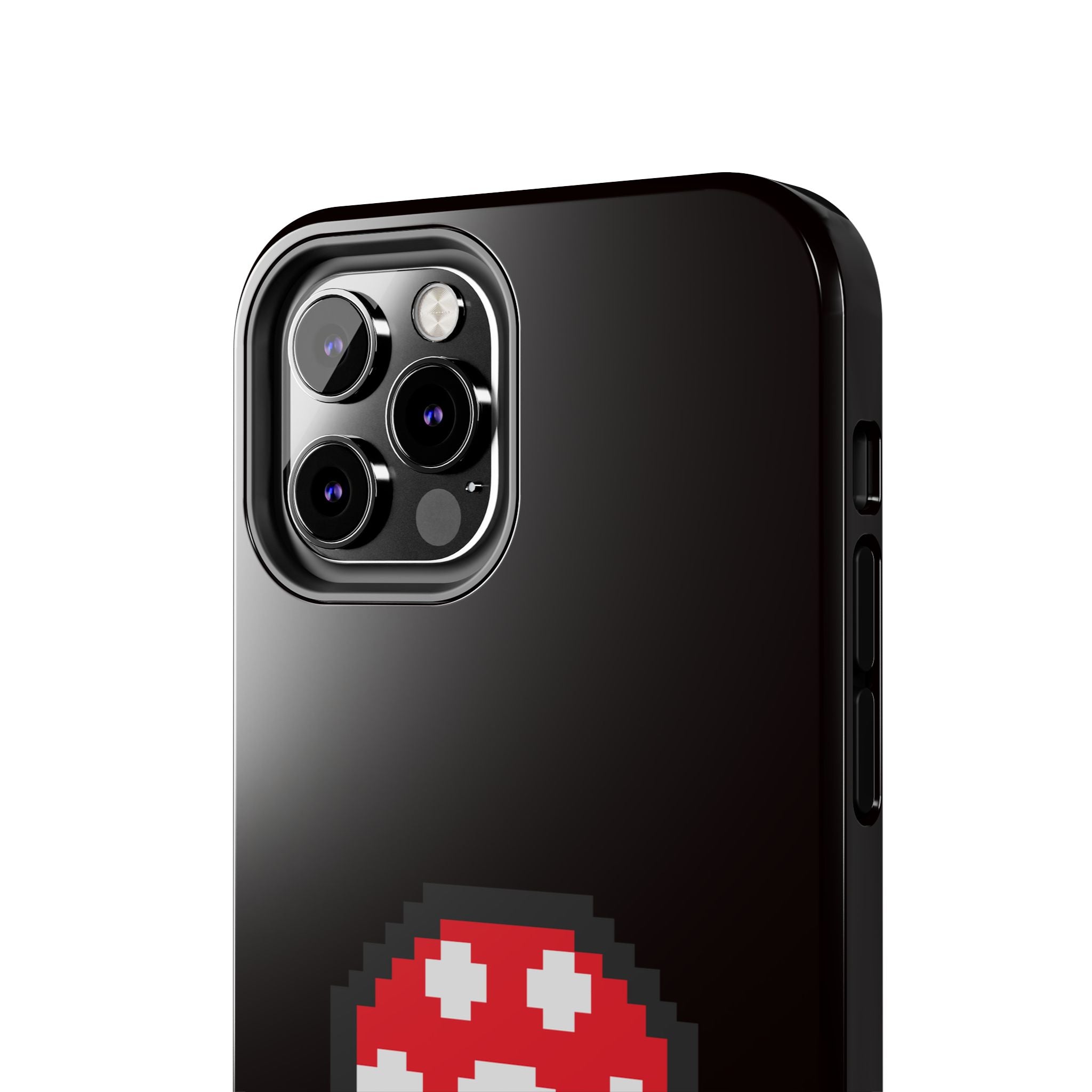I Play Video Games Pixel Mushroom Phone Case — Tough Protective Gamer Case