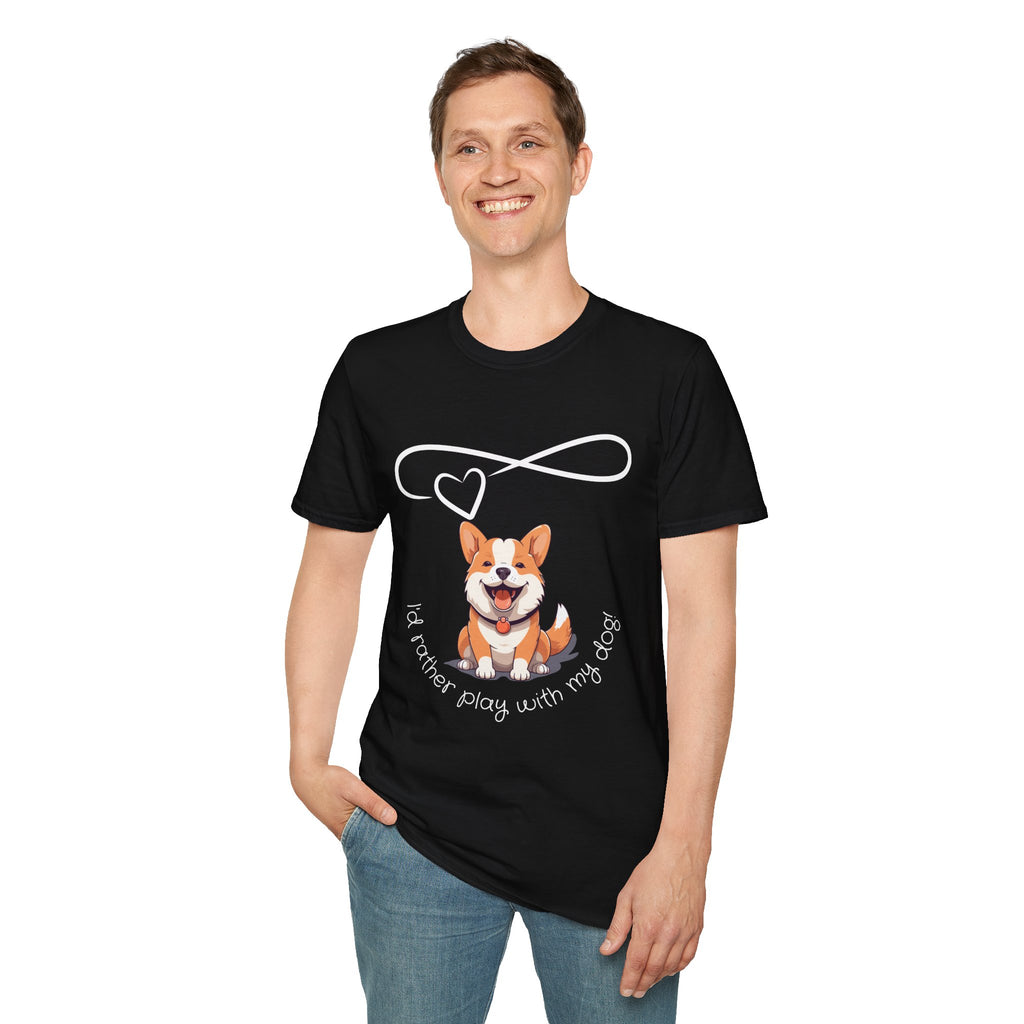 "I'd Rather Play With My Dog" T-Shirt