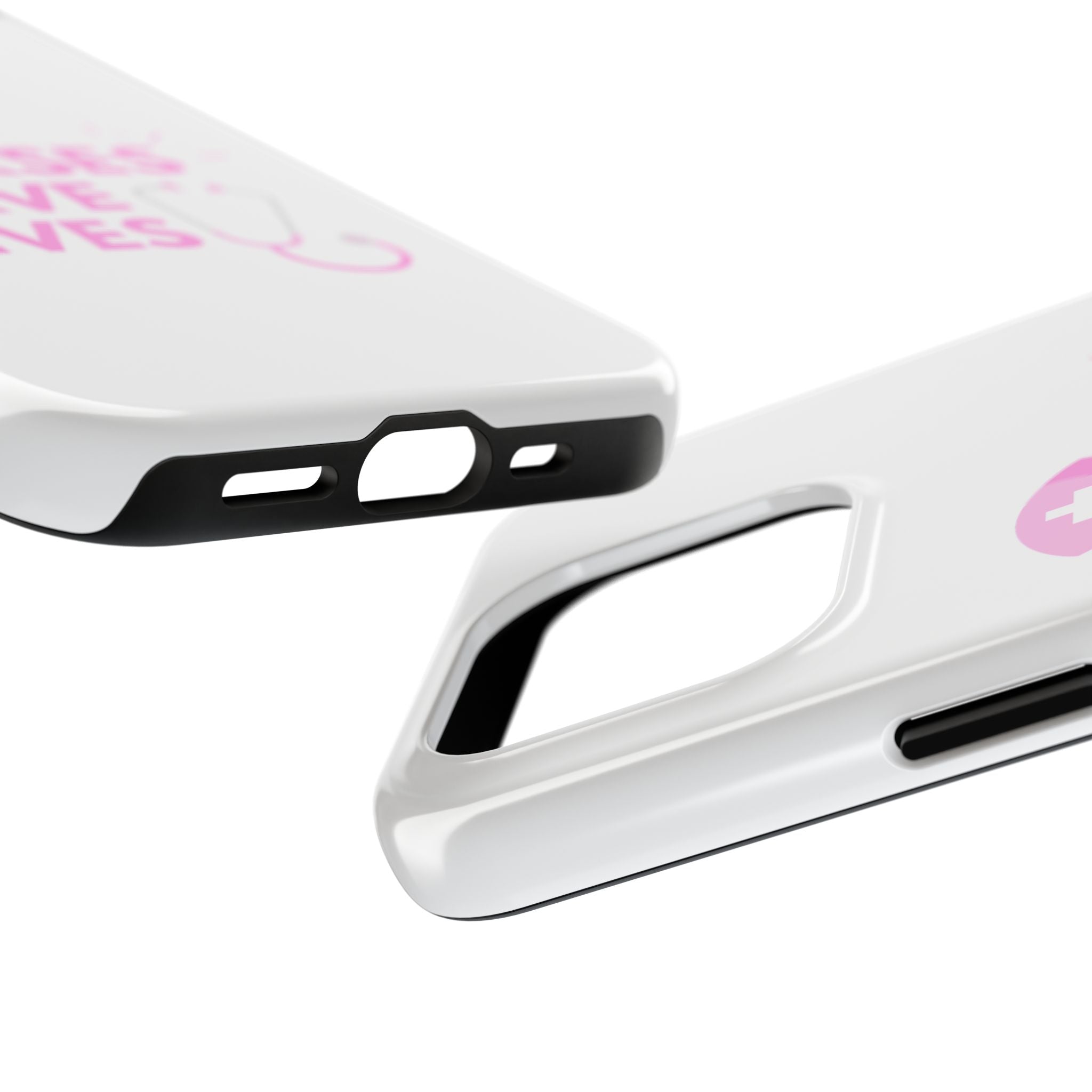 Tough Phone Case — 'Nurses Save Lives' Pink Stethoscope Design