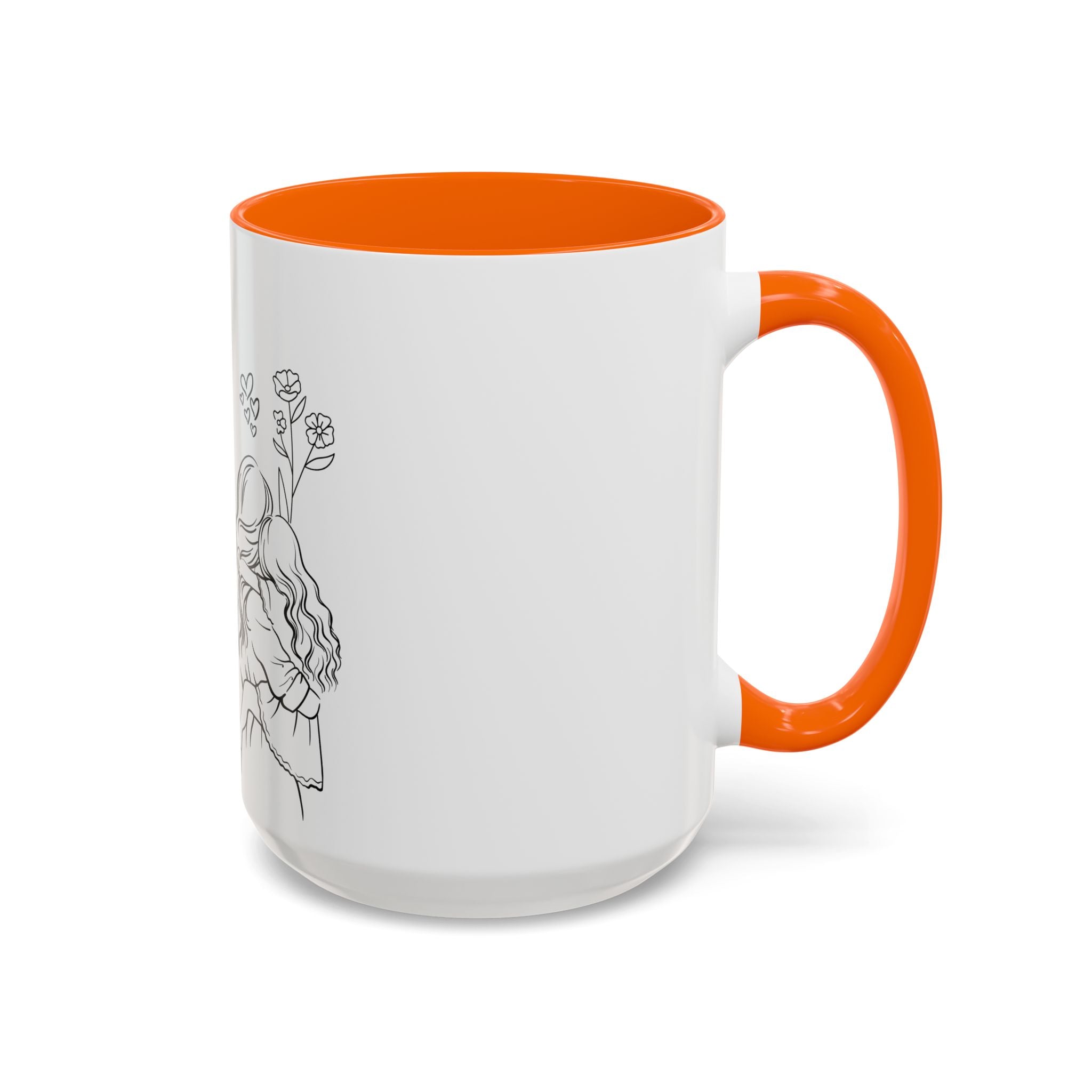 I love you mom Accent Coffee Mug (11, 15oz)