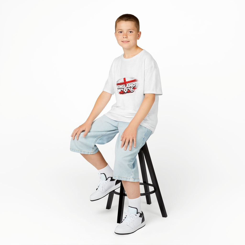 England 2026 Kids T‑Shirt — St. George's Flag Football Fan Tee