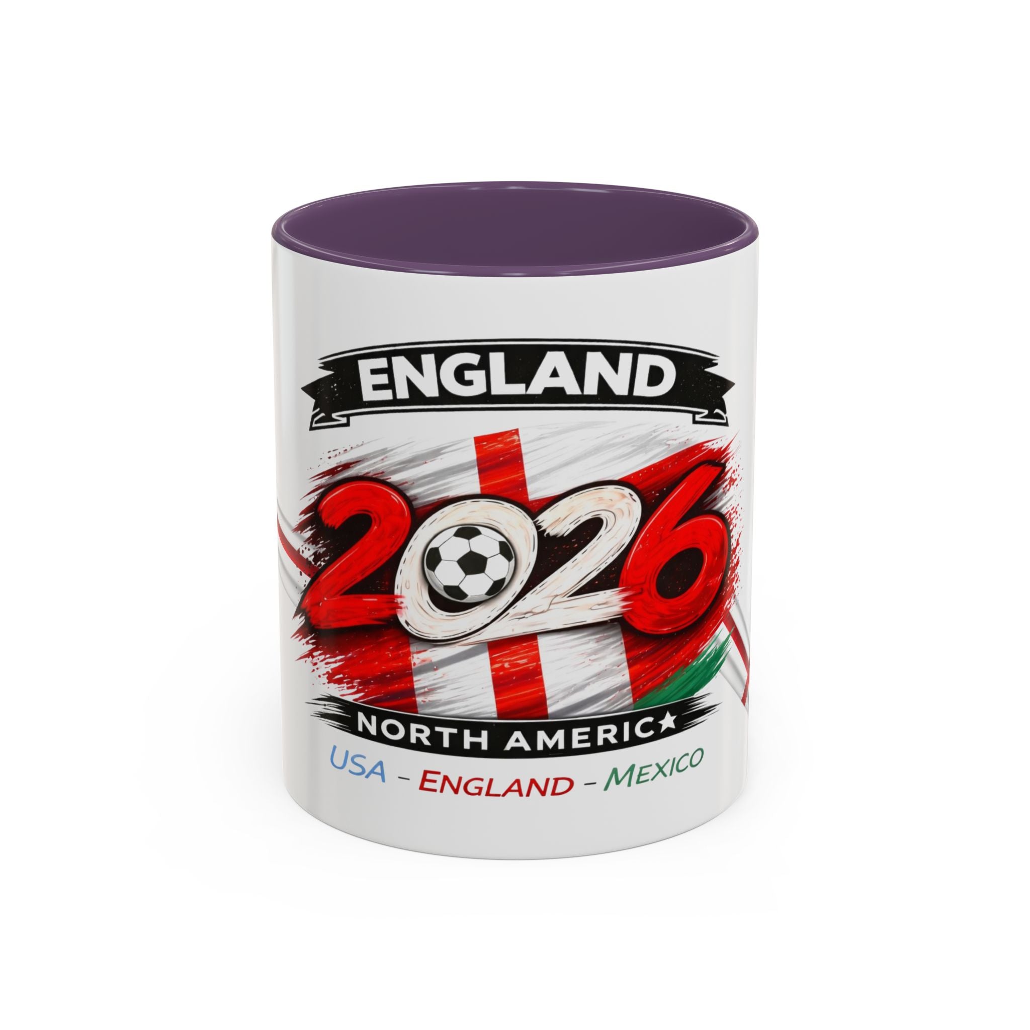 England 2026 Soccer  Cup Mug – North America (USA • England • Mexico)