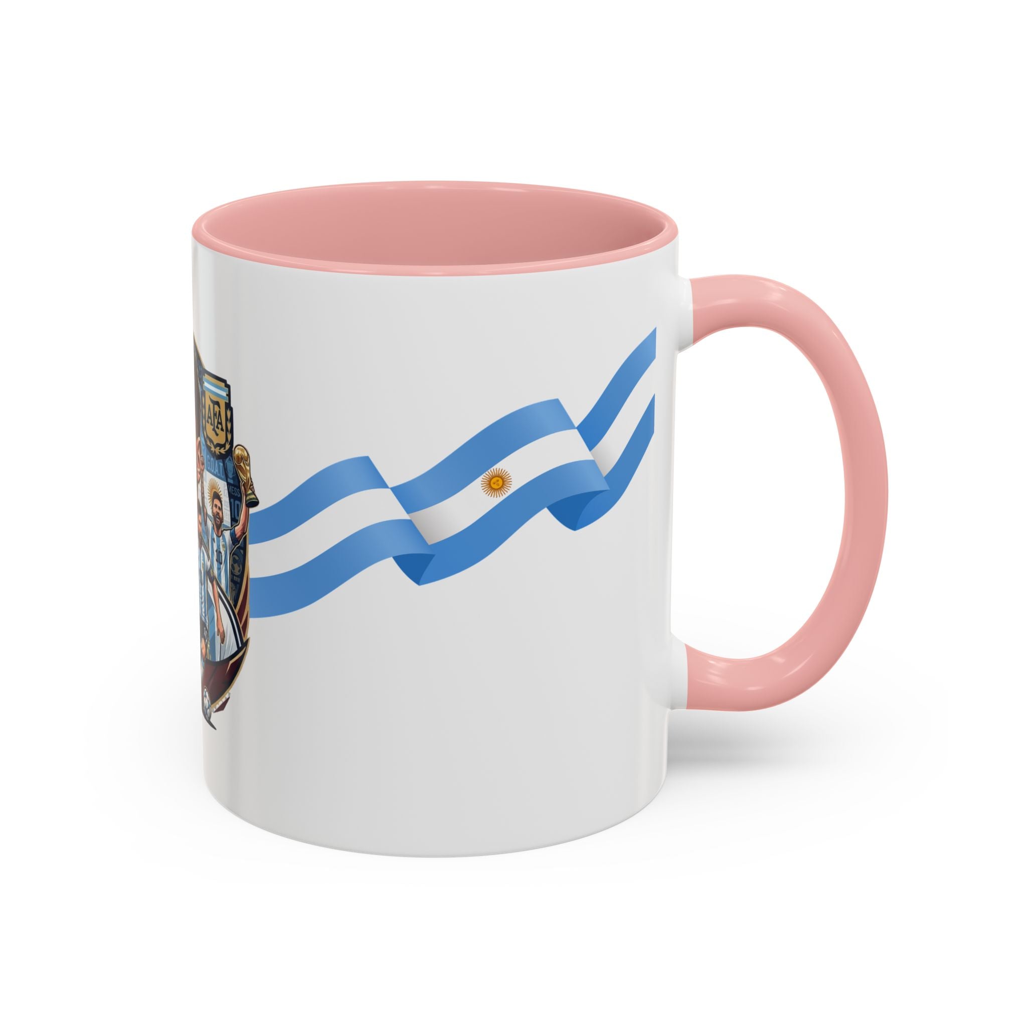 Argentina Soccer Player Coffee Mug – National Flag Accent