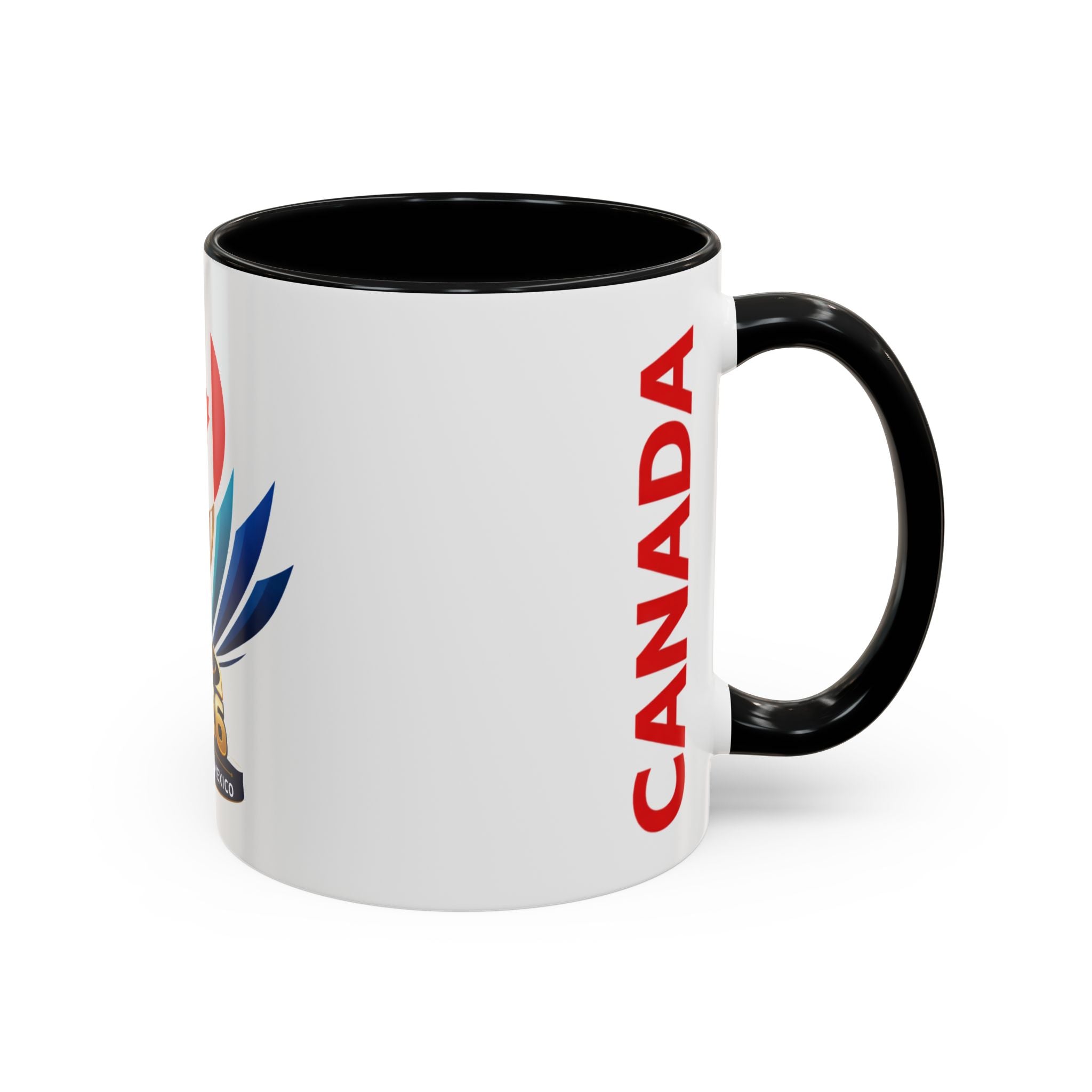 Canada 2026 Soccer Trophy Accent Coffee Mug — USA Canada Mexico Tournament Souvenir (11/15oz)