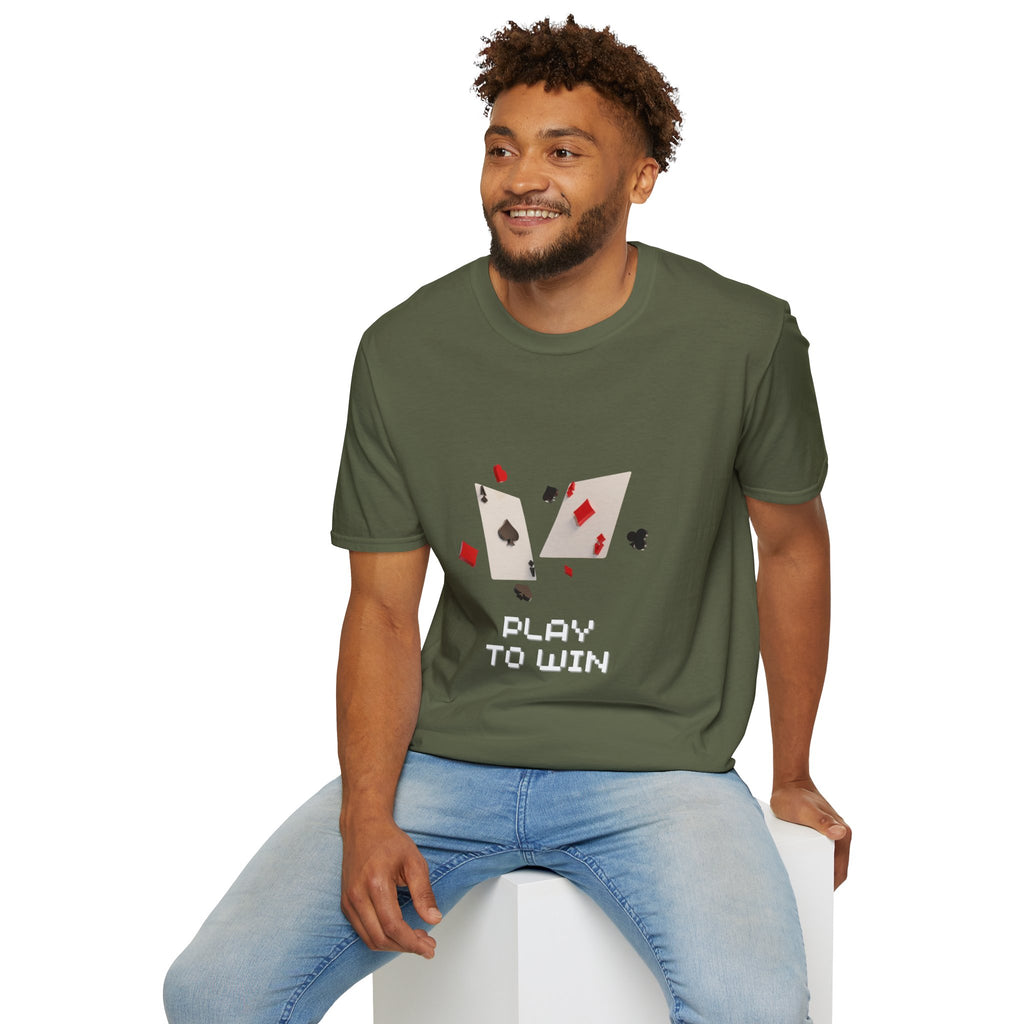 Play to Win T-Shirt — Poker Cards Gaming Tee