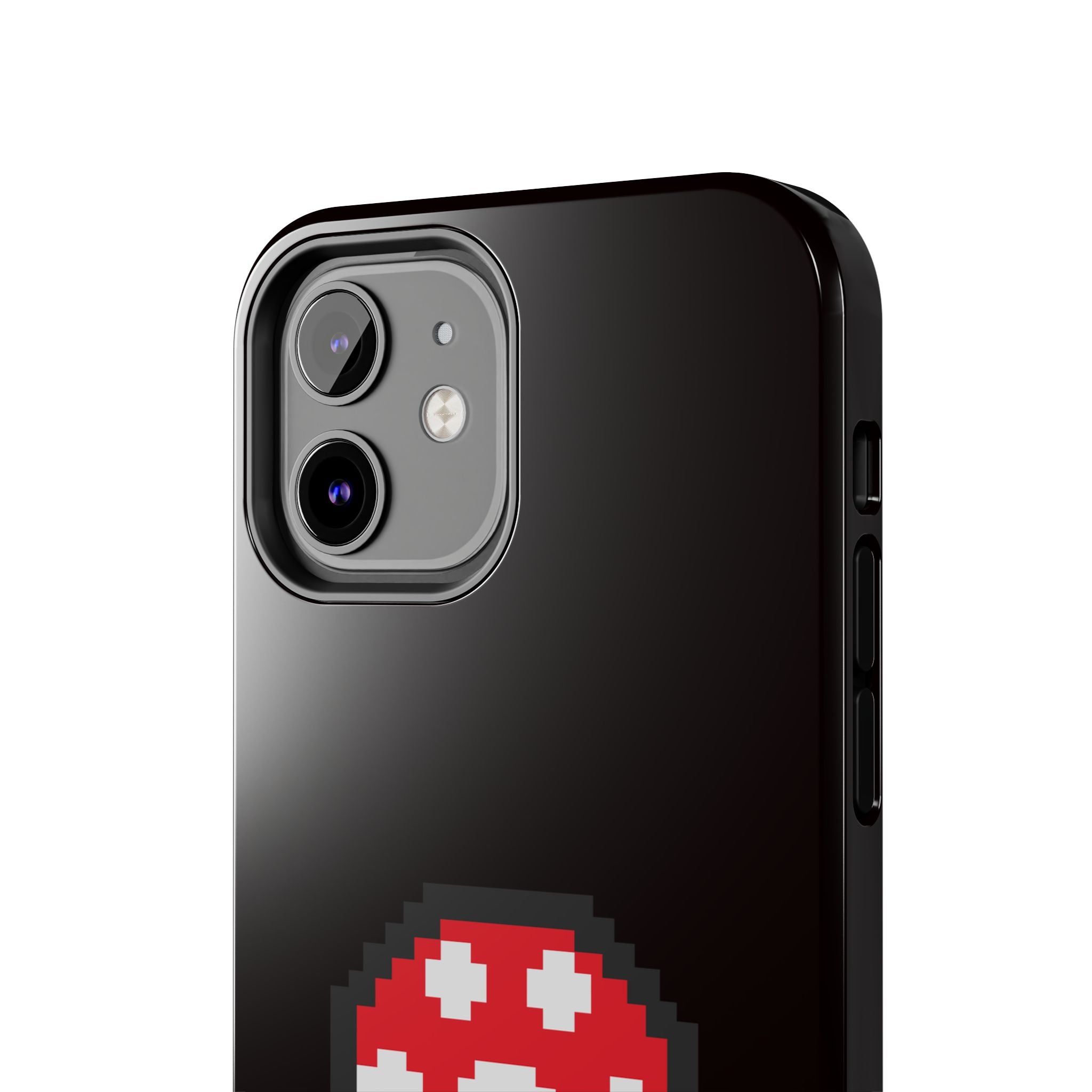 I Play Video Games Pixel Mushroom Phone Case — Tough Protective Gamer Case