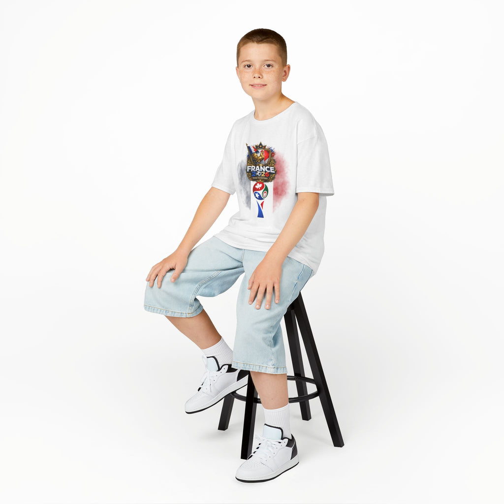 Kids T-Shirt — France 2024 Soccer Cup Crest (Kids)