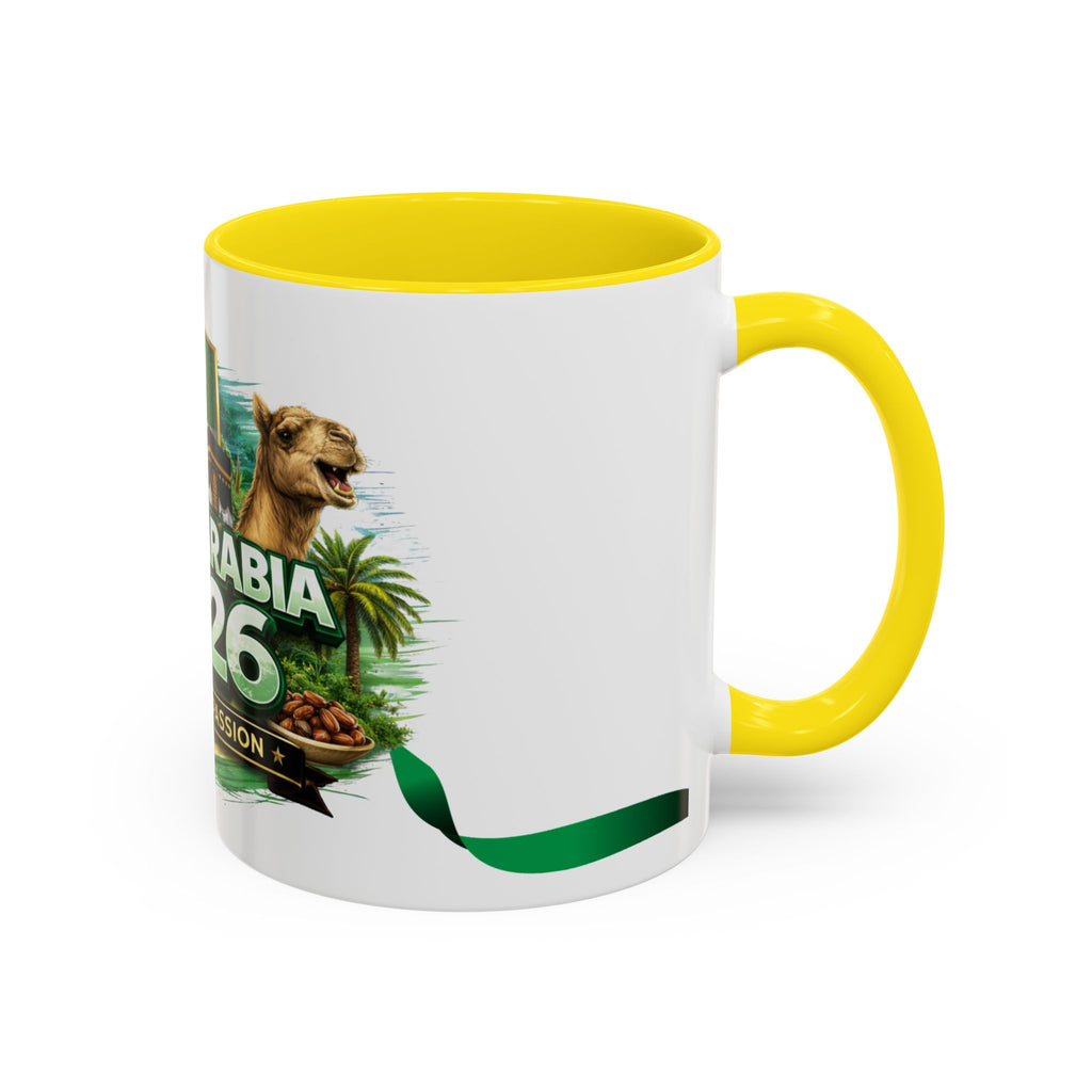 Saudi Arabia 2026 Football Passion Accent Coffee Mug – Cup Soccer Fan Gift