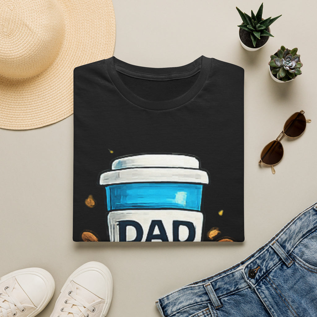 Dad Fuel T-Shirt — Coffee Cup Graphic Tee for Dads