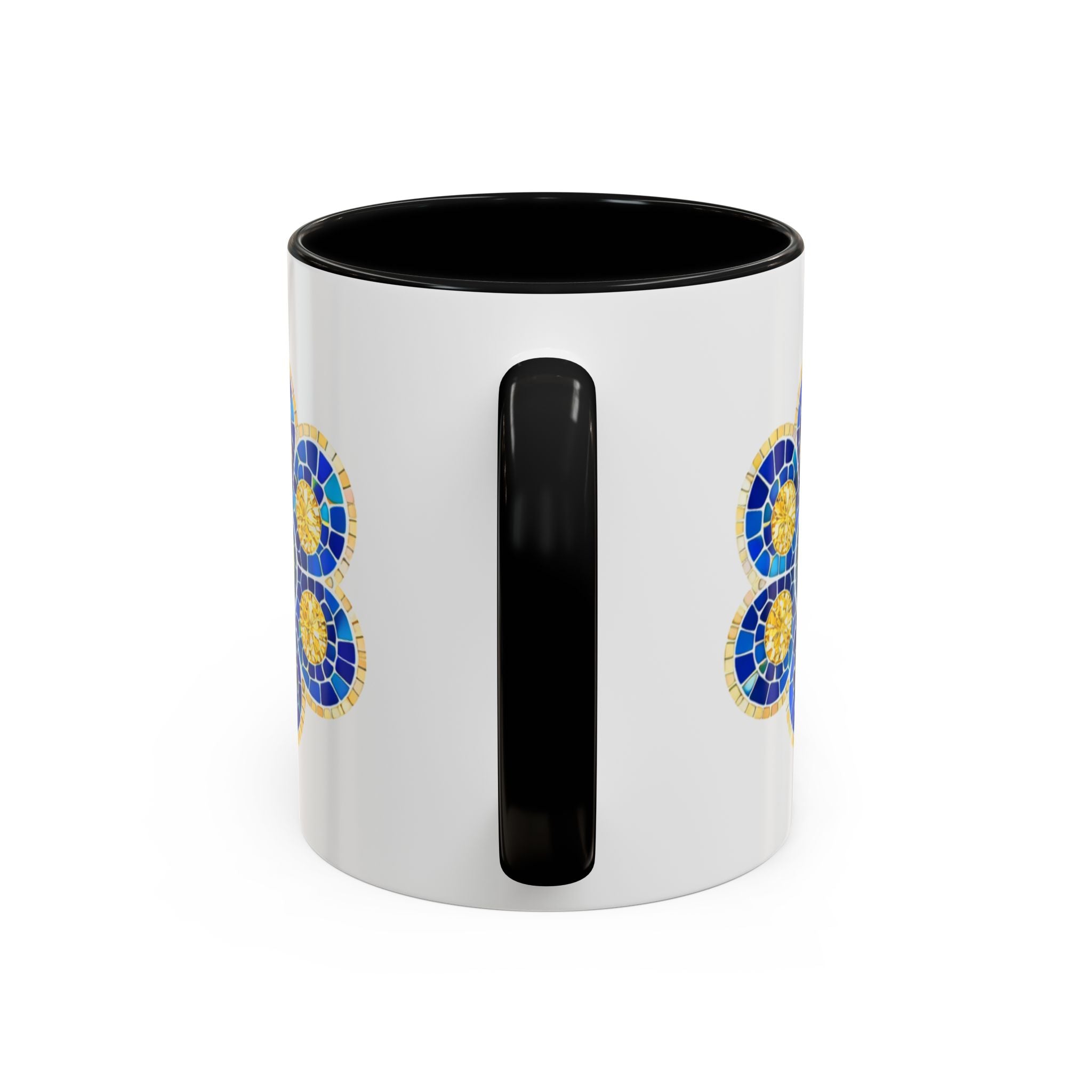 Evil Eye Hamsa Accent Coffee Mug