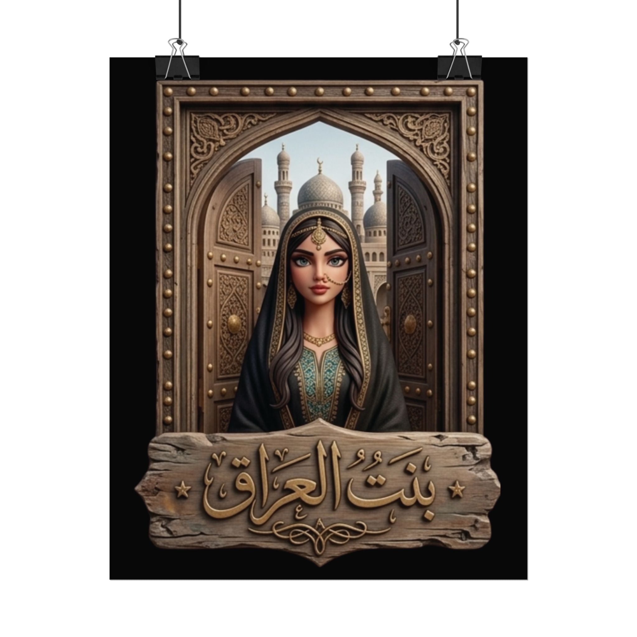 Rolled Poster — 'Daughter of Iraq' Middle Eastern Art Print