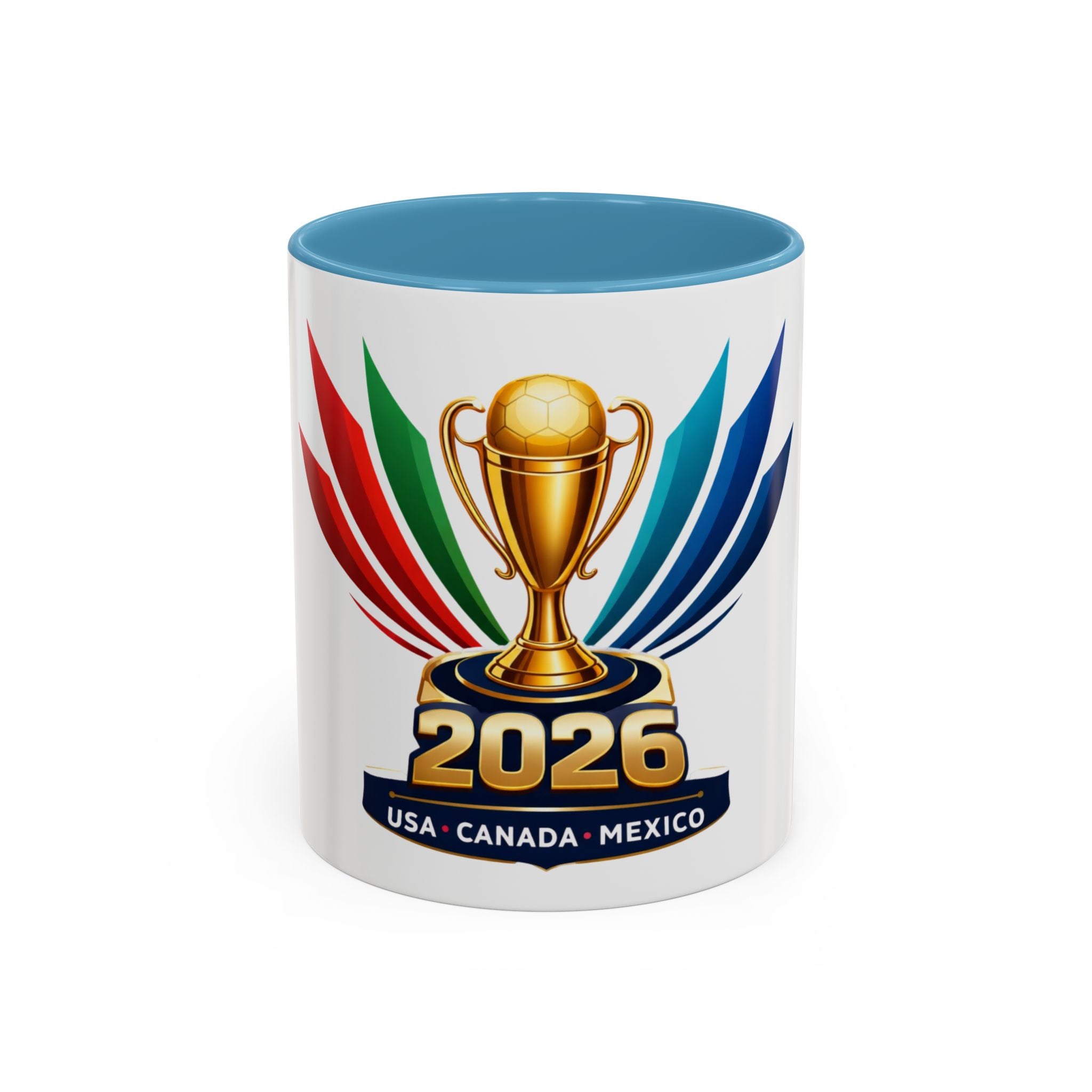 2026 Championship Coffee Mug — USA Canada Mexico Tournament Trophy Accent