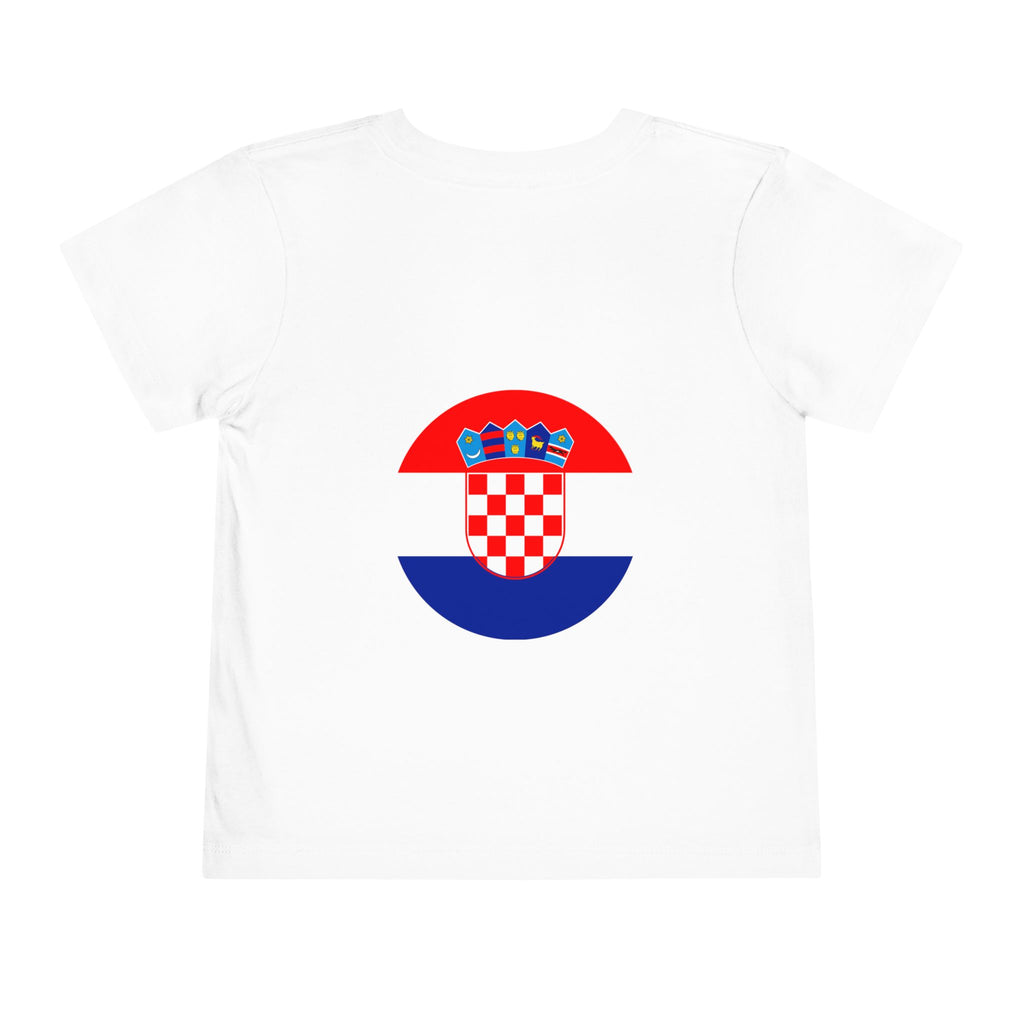 Croatia Toddler Tee — Kids Croatian Flag Shirt