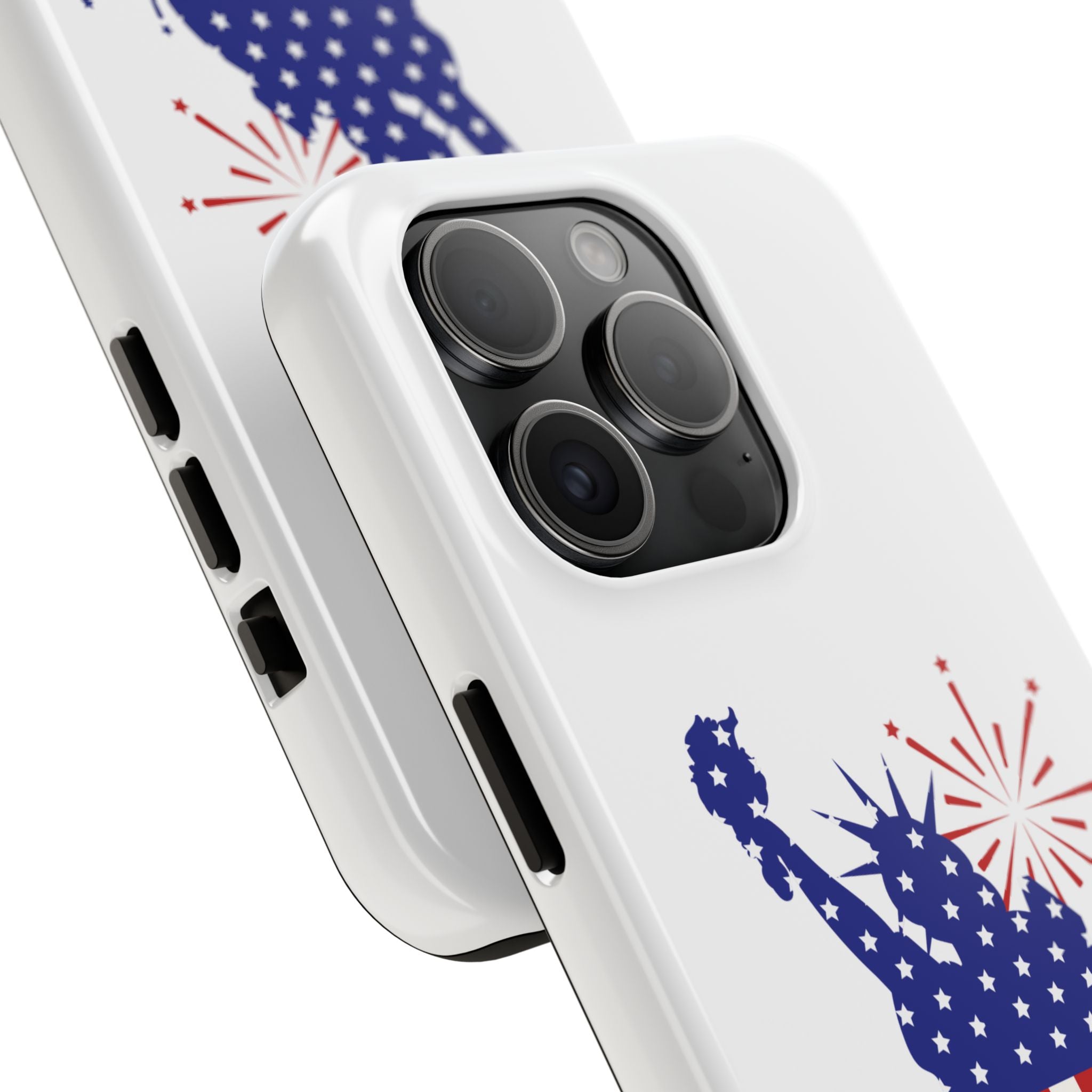 4th of July Tough Phone Case — Statue of Liberty USA Flag Design