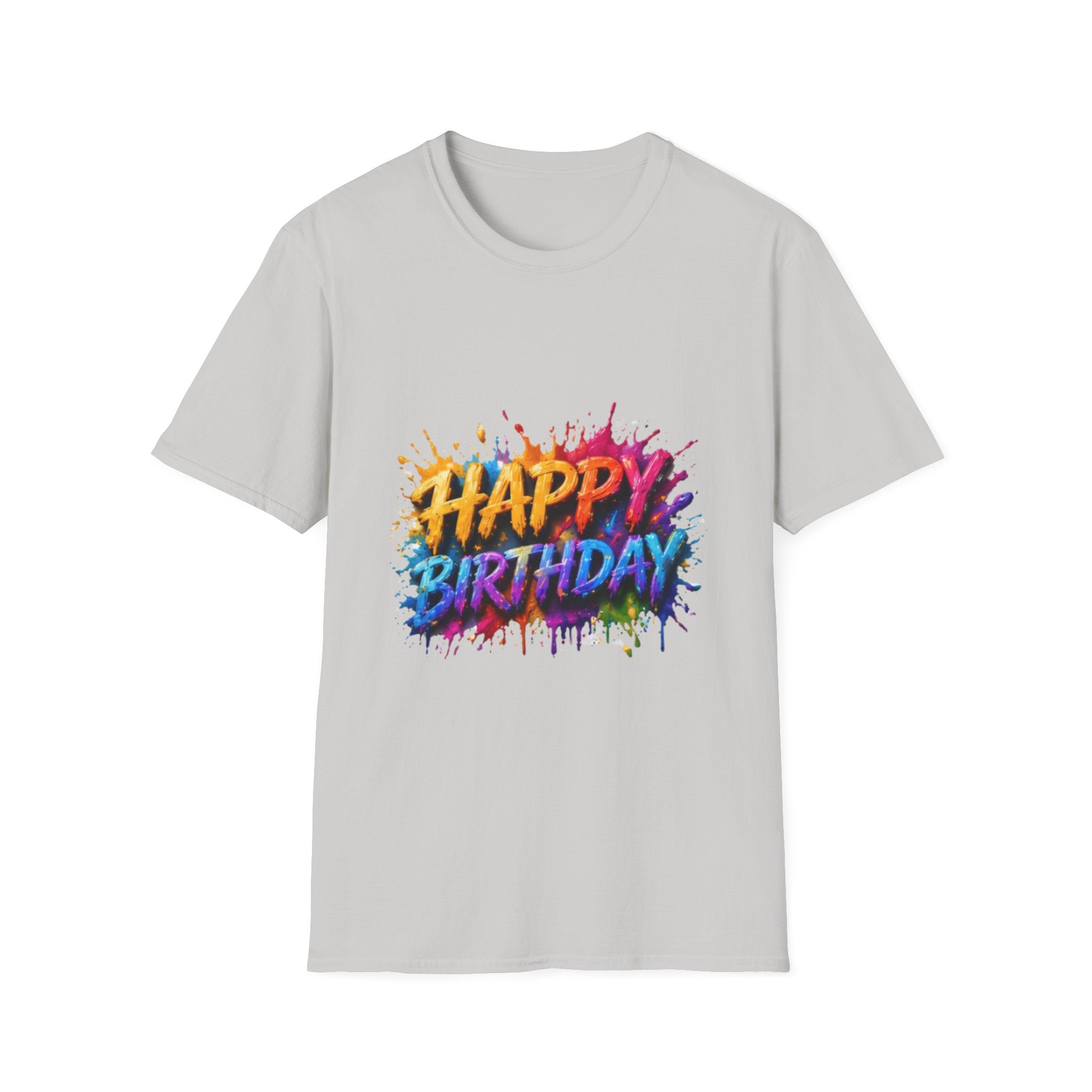Happy Birthday Color Splash T-Shirt