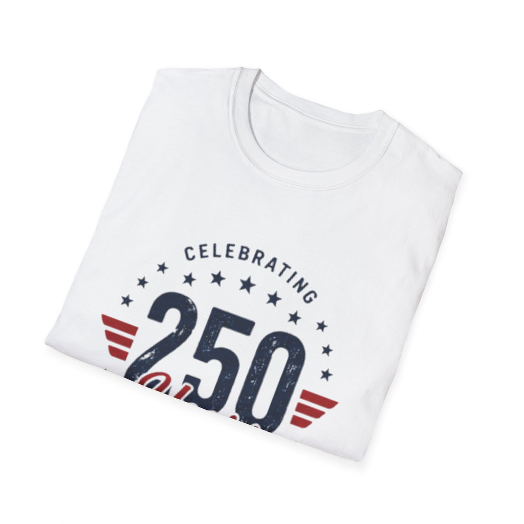 250 Years of Independence Unisex T-Shirt – 1776–2026 Patriotic Anniversary Tee
