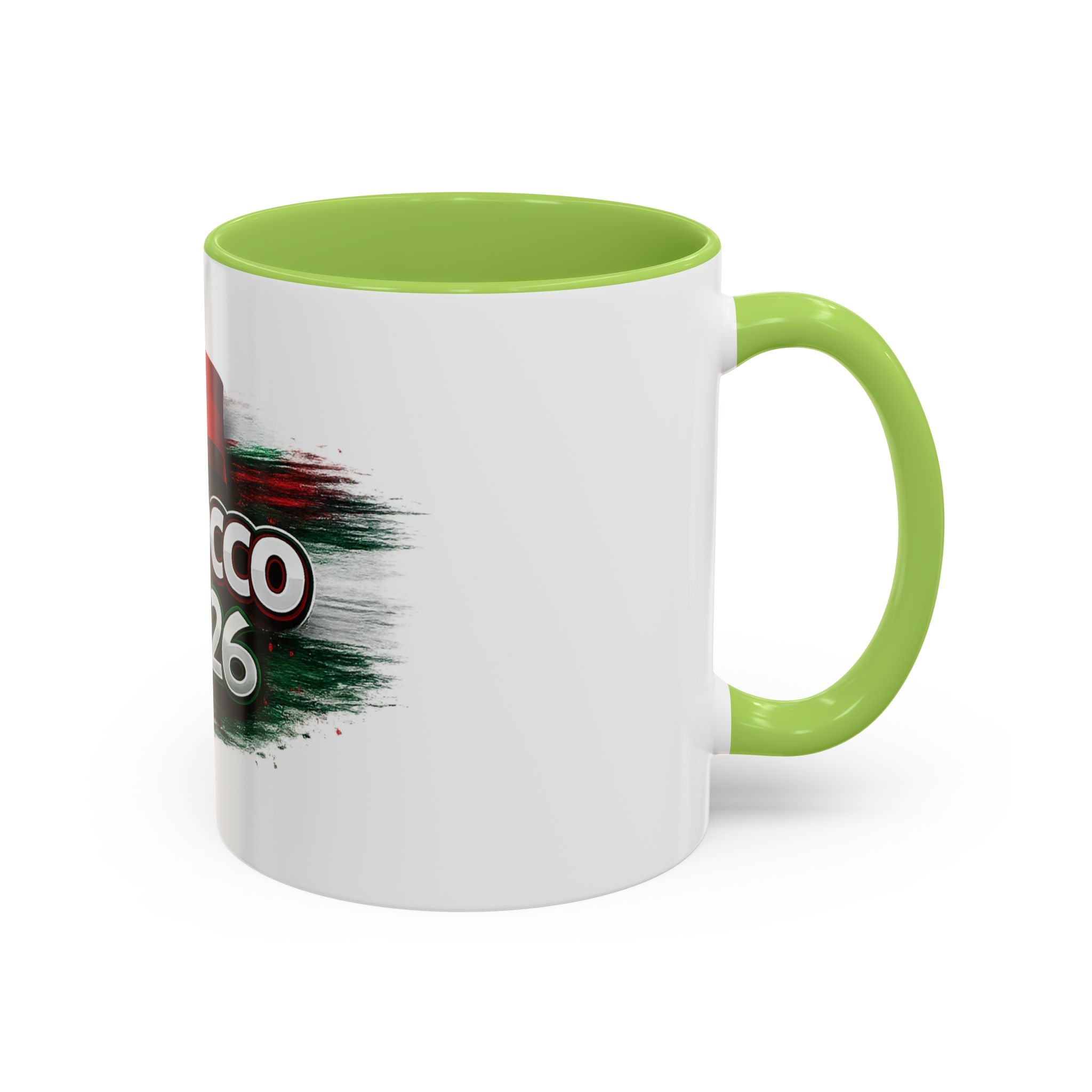Morocco 2026 Soccer Accent Coffee Mug — Cup Fan Gift