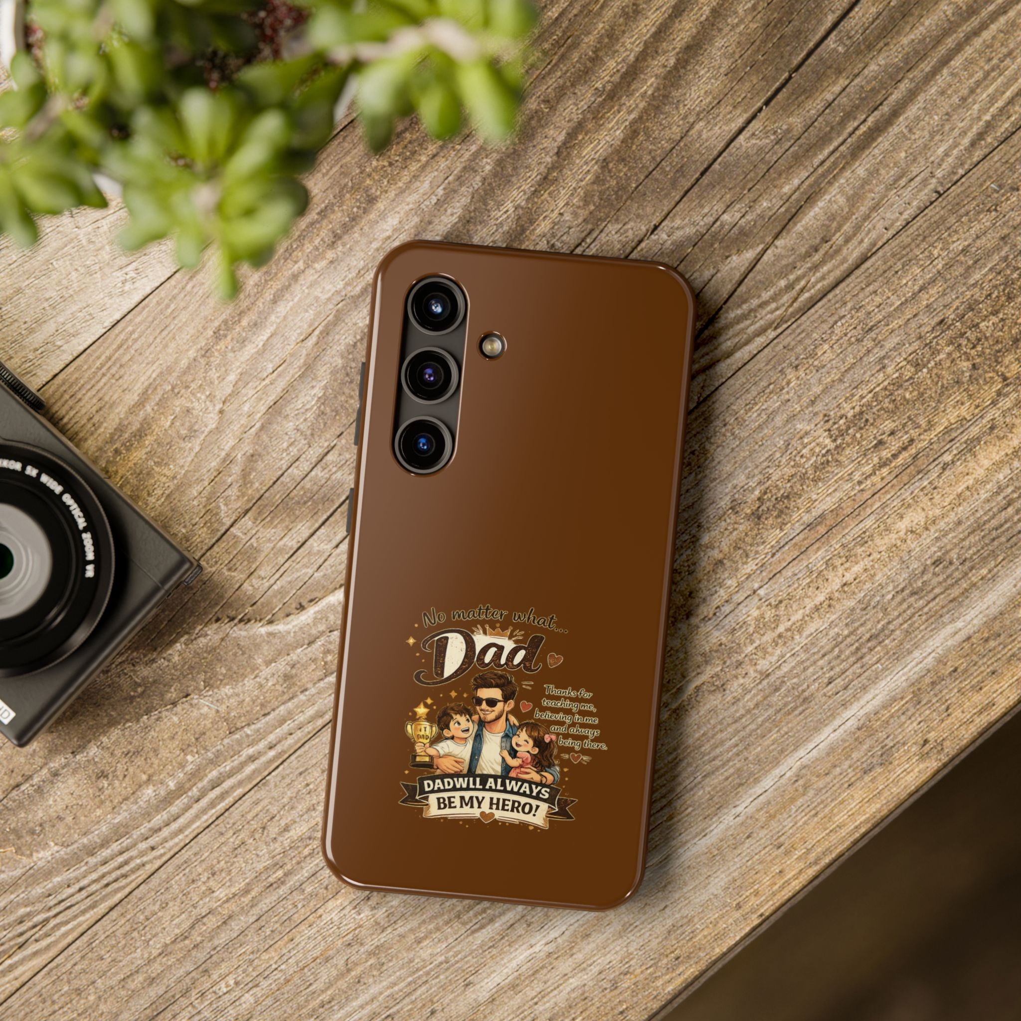 Dad I’ll Always Be My Hero Tough Phone Case — Father’s Day Protective Phone Cover