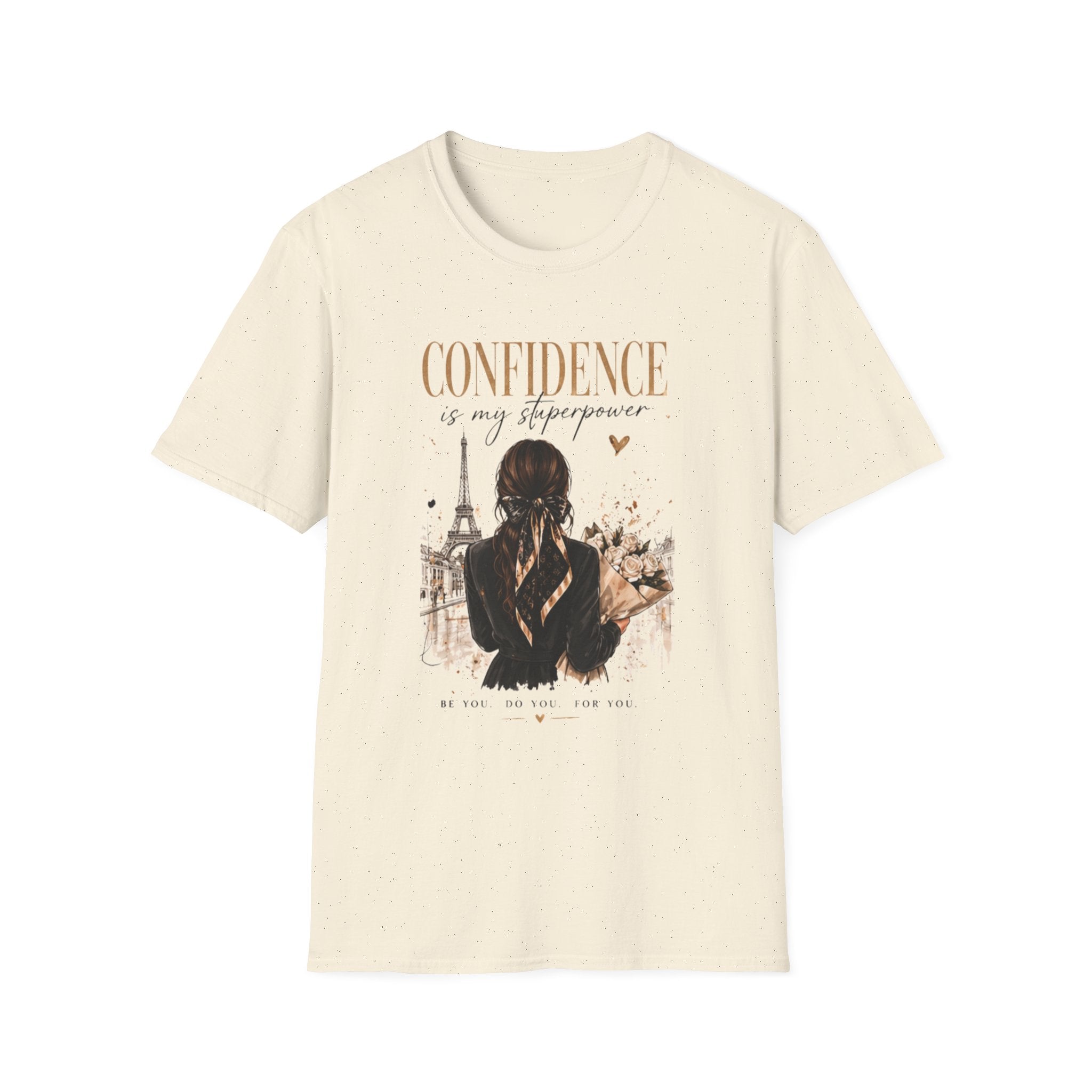Confidence Is My Superpower T-Shirt — Paris Girl Inspirational Graphic Tee