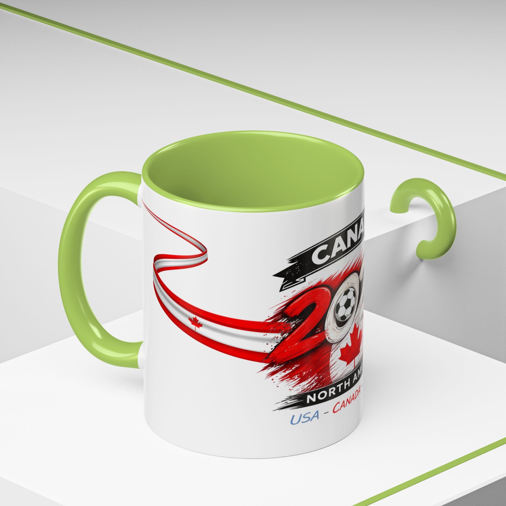 Canada 2026 Soccer Cup Mug — North America USA-Canada-Mexico Cup Coffee Mug