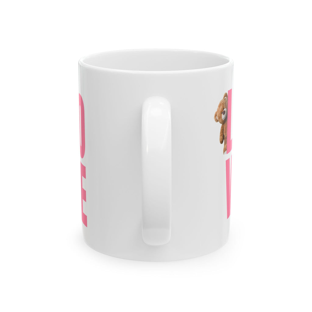 Cute Cavalier King Charles Puppy Ceramic Mug - 'Puppy Love' Coffee Cup (11oz, 15oz)