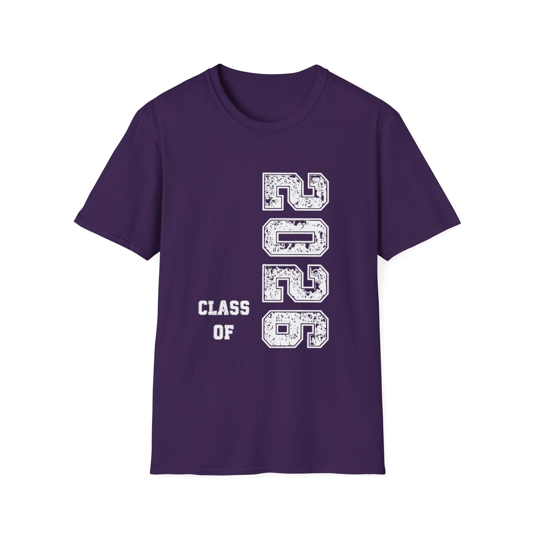 Class of 2026 Vertical Graphic T-Shirt — Graduation Senior Year Tee