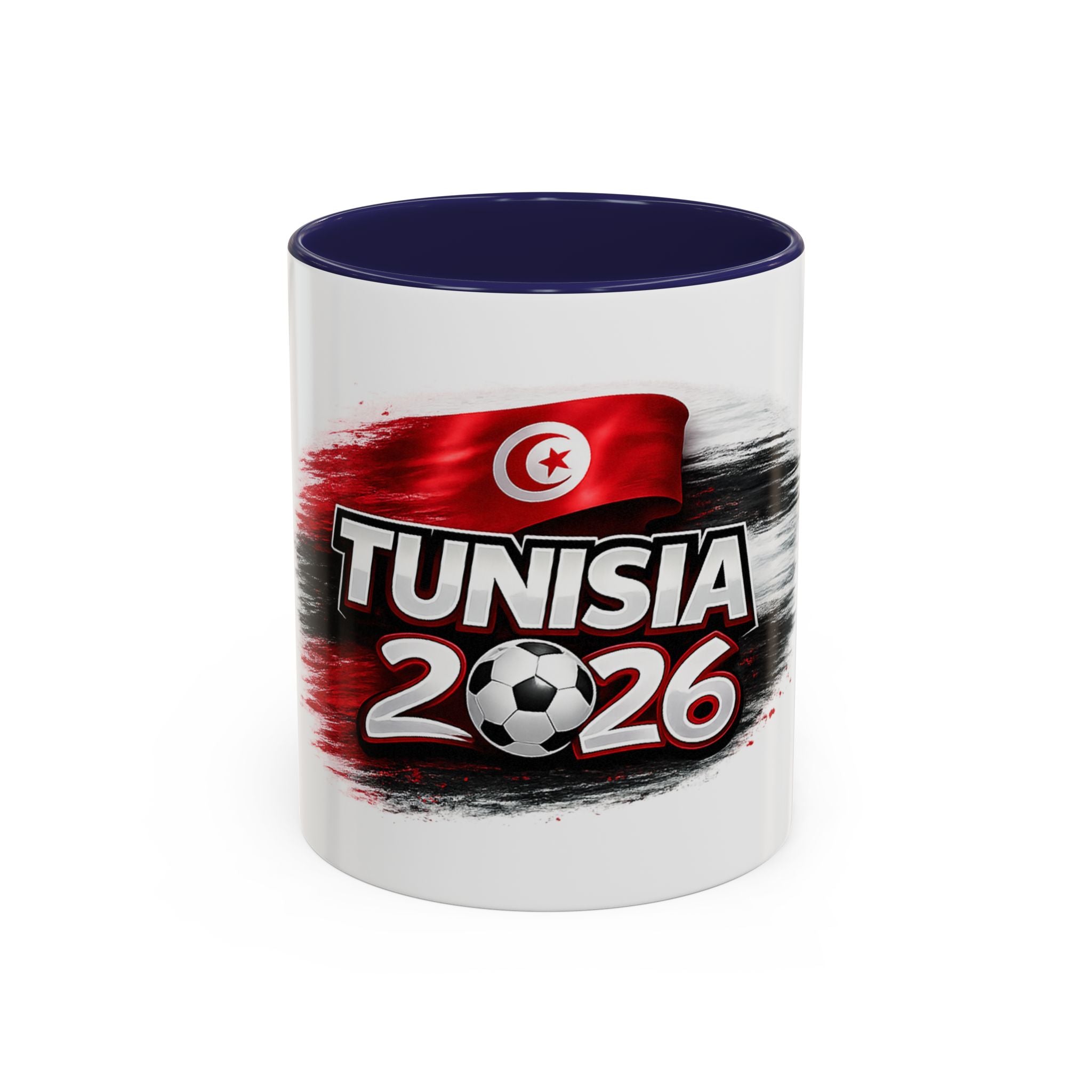 Tunisia 2026 Soccer Fan Coffee Mug — Tunisian Flag Accent (11/15oz)