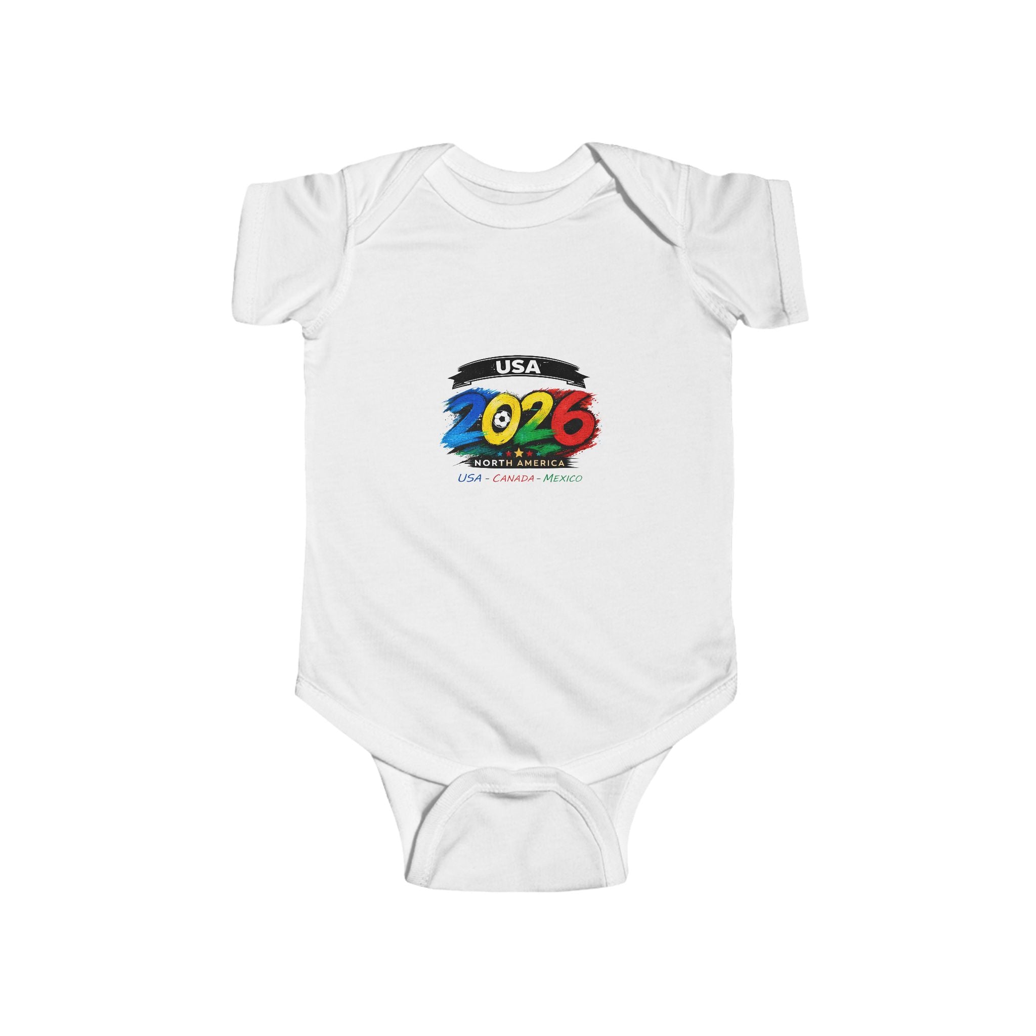 Infant Bodysuit — 2026 Cup USA Logo Baby Onesie