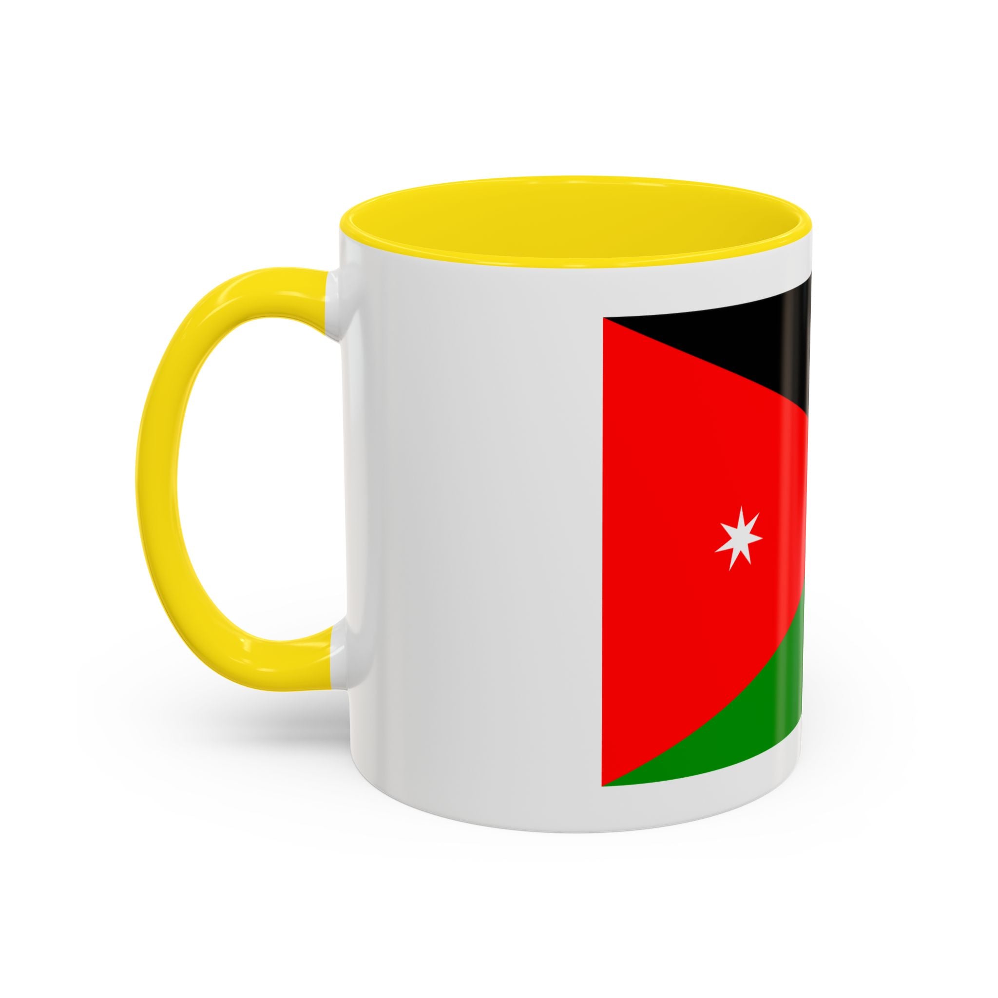Jordan Flag Accent Coffee Mug – Patriotic Jordanian Tea & Coffee Cup (11/15oz)