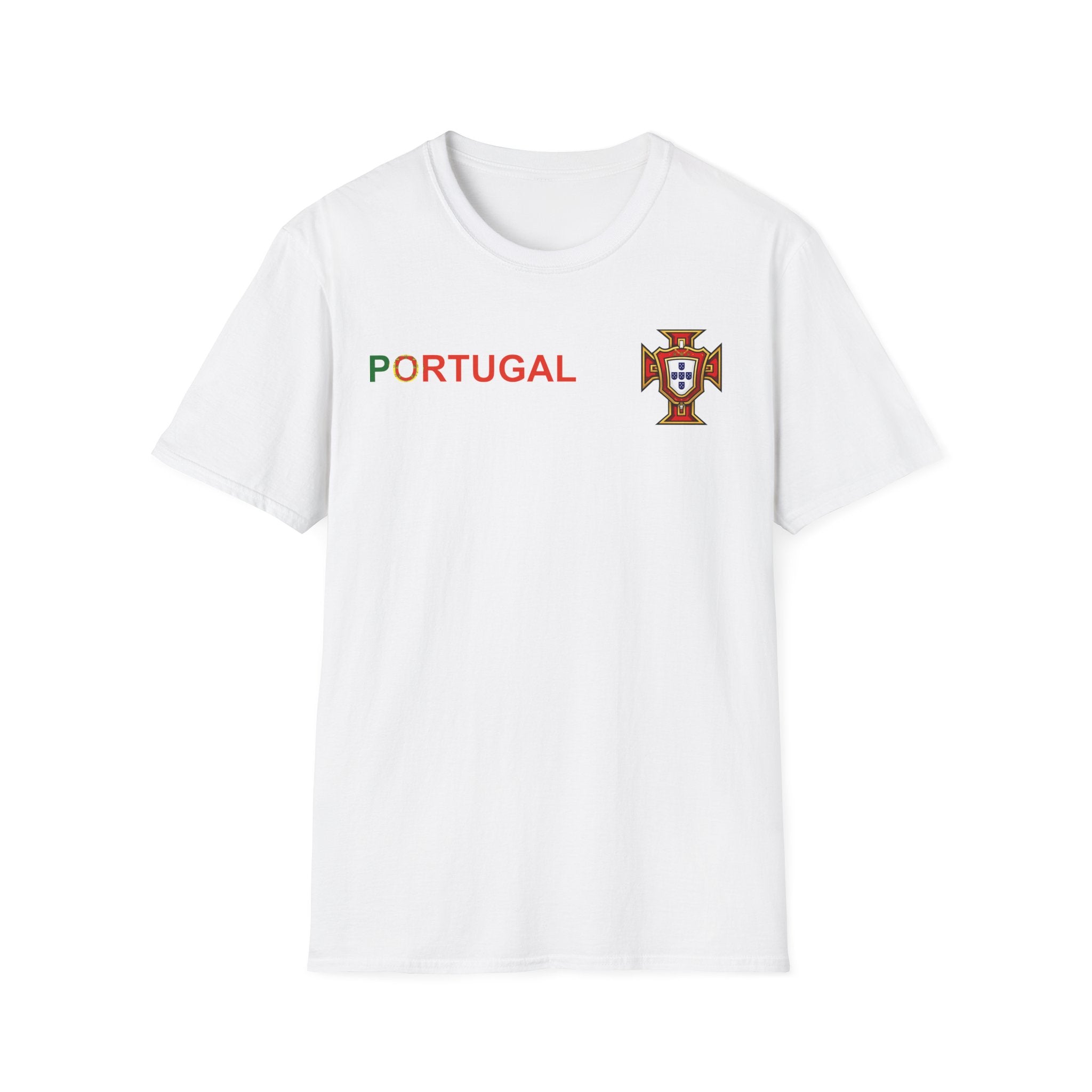 Portugal 2026 Soccer Fan T‑Shirt — National Flag & Trophy Design
