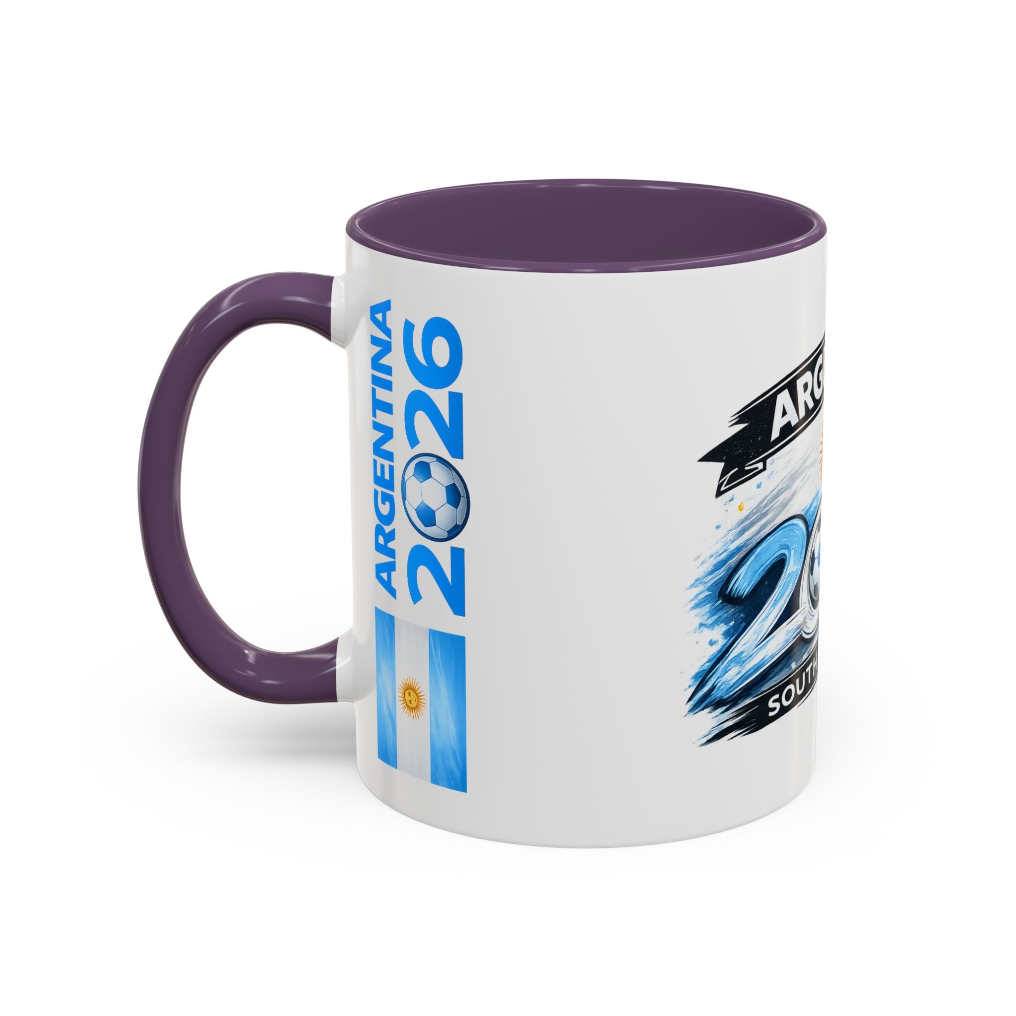 Argentina 2026 Soccer Cup Mug – Accent Coffee Cup (11/15oz)