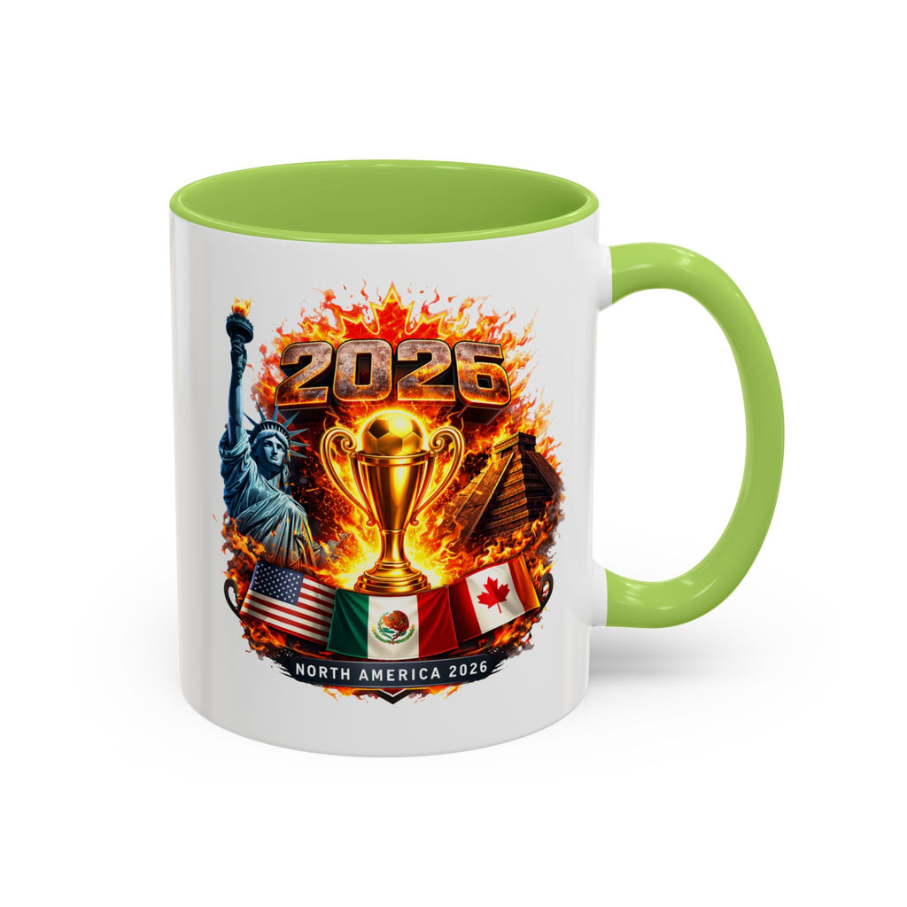 2026 North America Championship Coffee Mug — Trophy & Flags Accent Mug