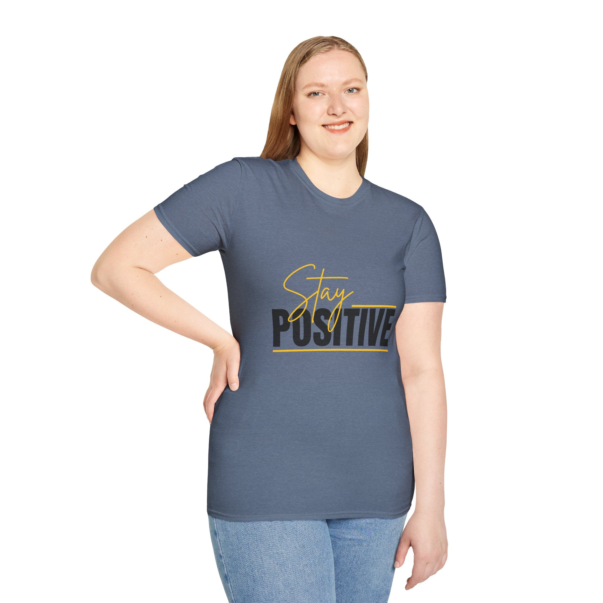 Stay Positive T-Shirt — Inspirational Motivational Graphic Tee