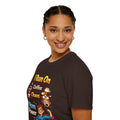 Mom Power T-Shirt — "I Run On Coffee, Chaos and Mom Power" Graphic Tee