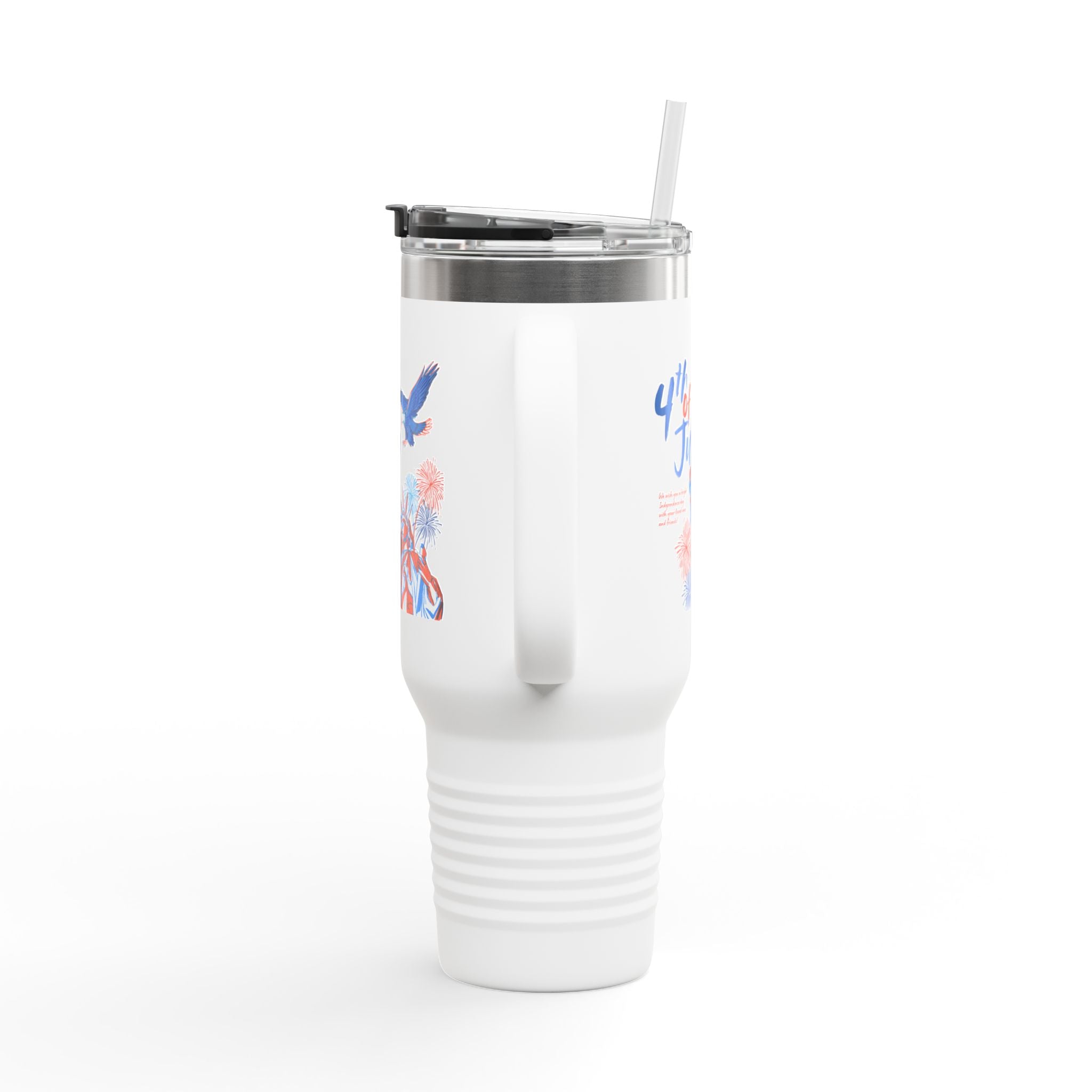 4th of July Eagle Travel Mug – 40oz Insulated Patriotic Tumbler