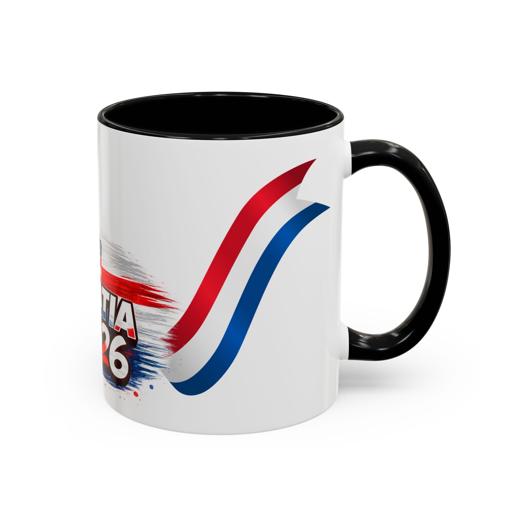 Croatia 2026 Soccer Mug – Croatia Flag Football Fan Coffee Cup (11/15oz)